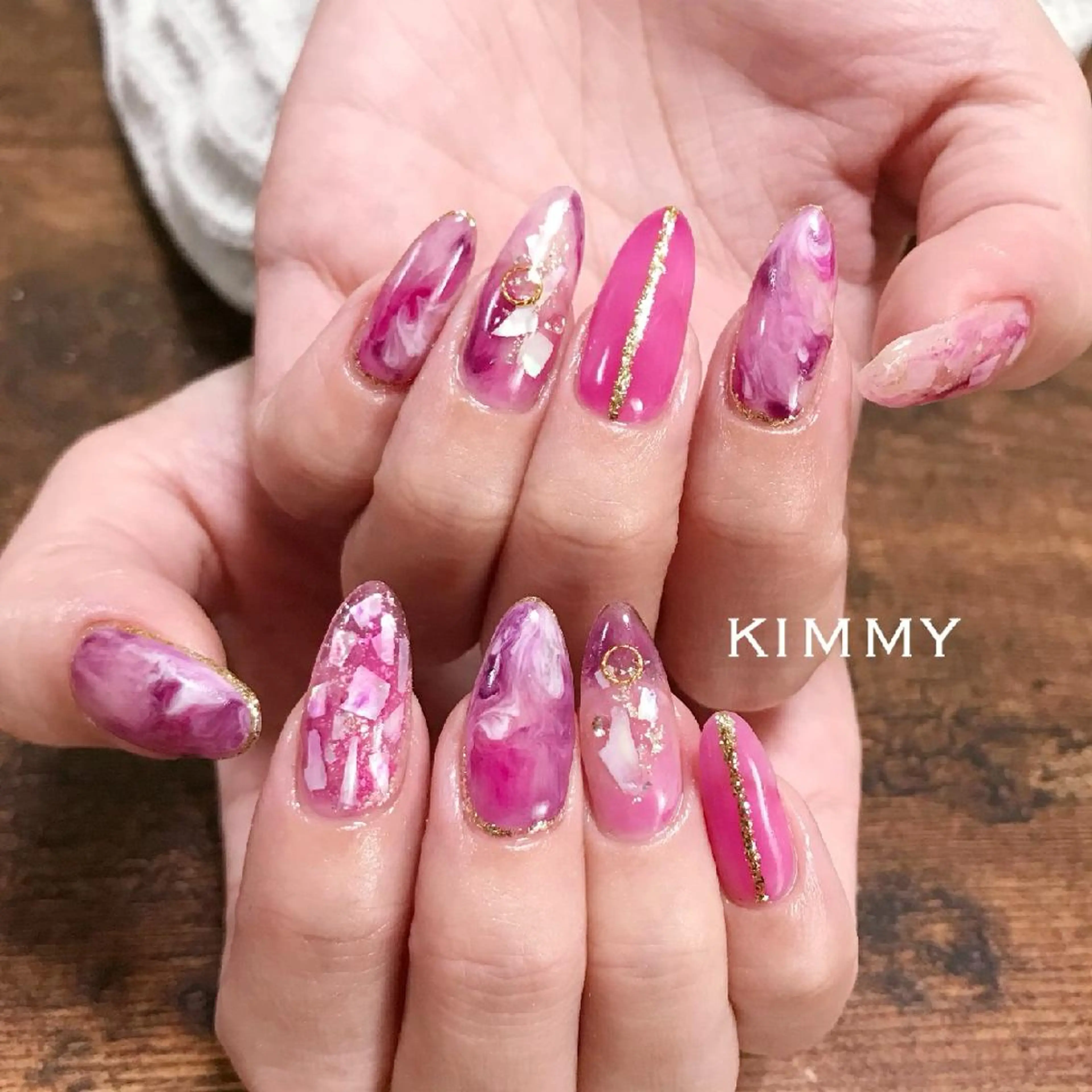 ネイル ハンドネイル kimmy nailsのネイルデザイン