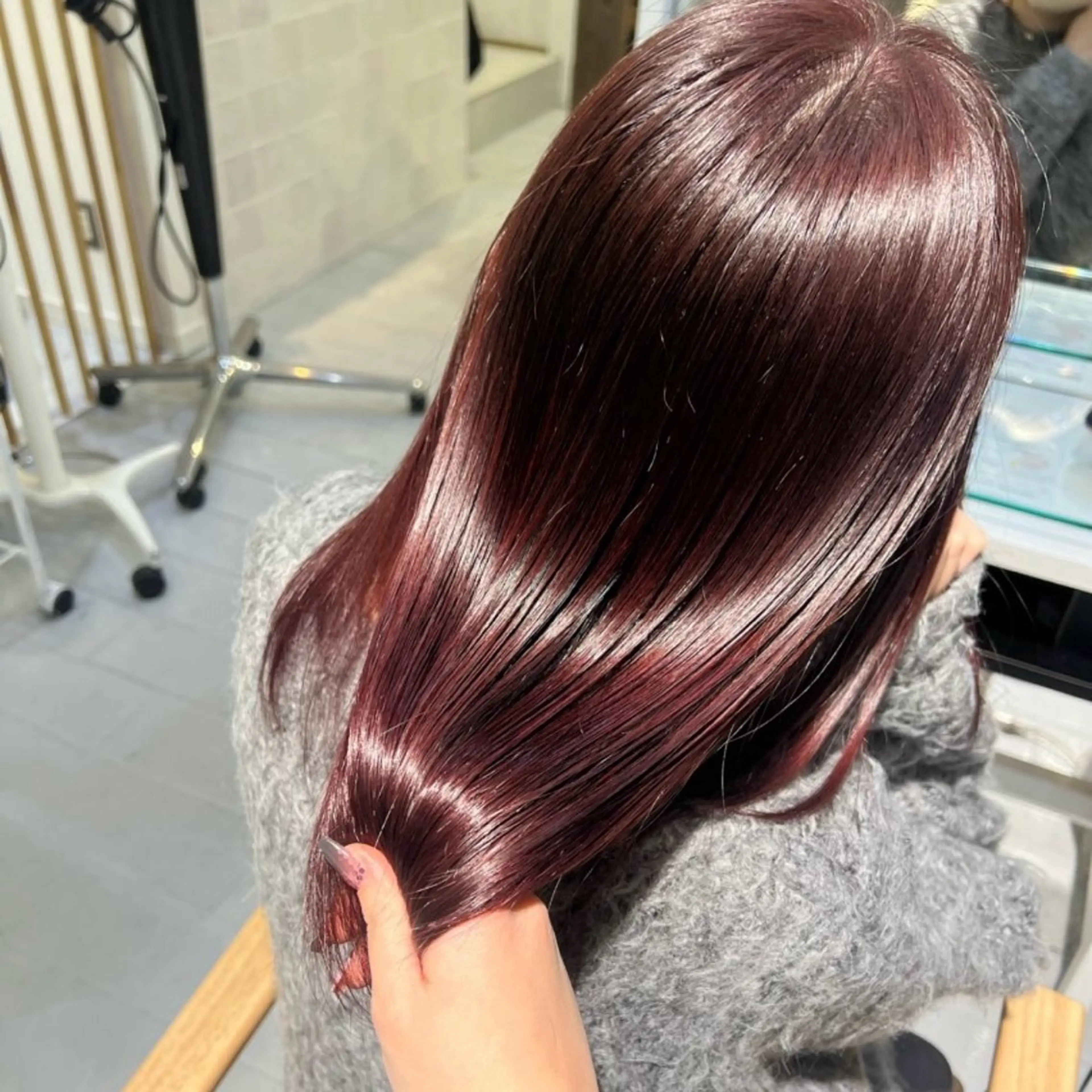 ロング 韓国ヘア ‎⟡.·KANA🐥のヘアスタイル