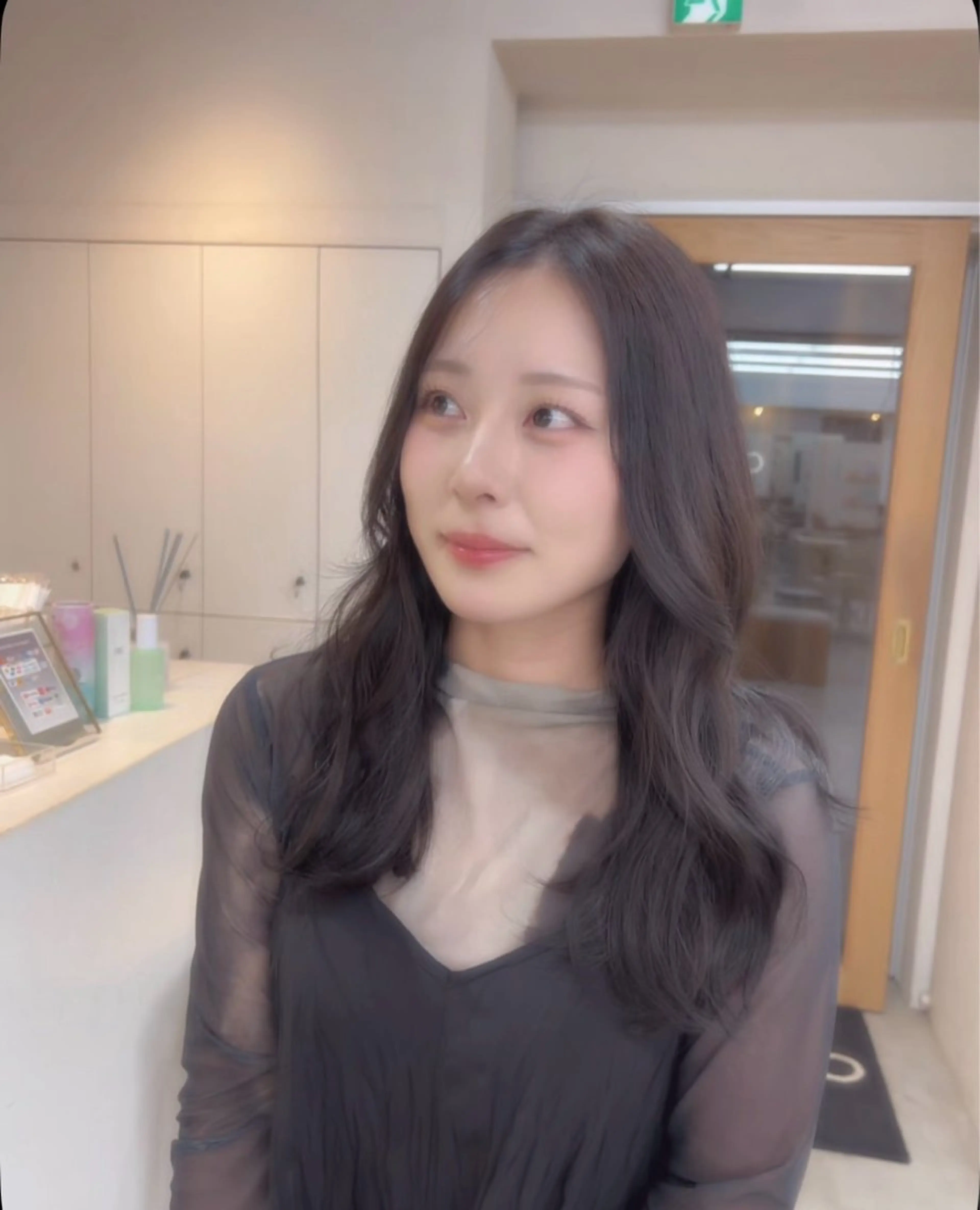 ロング ヘアカラー トリートメント 表参道/kozue/ 艶髪/髪質改善のヘアスタイル