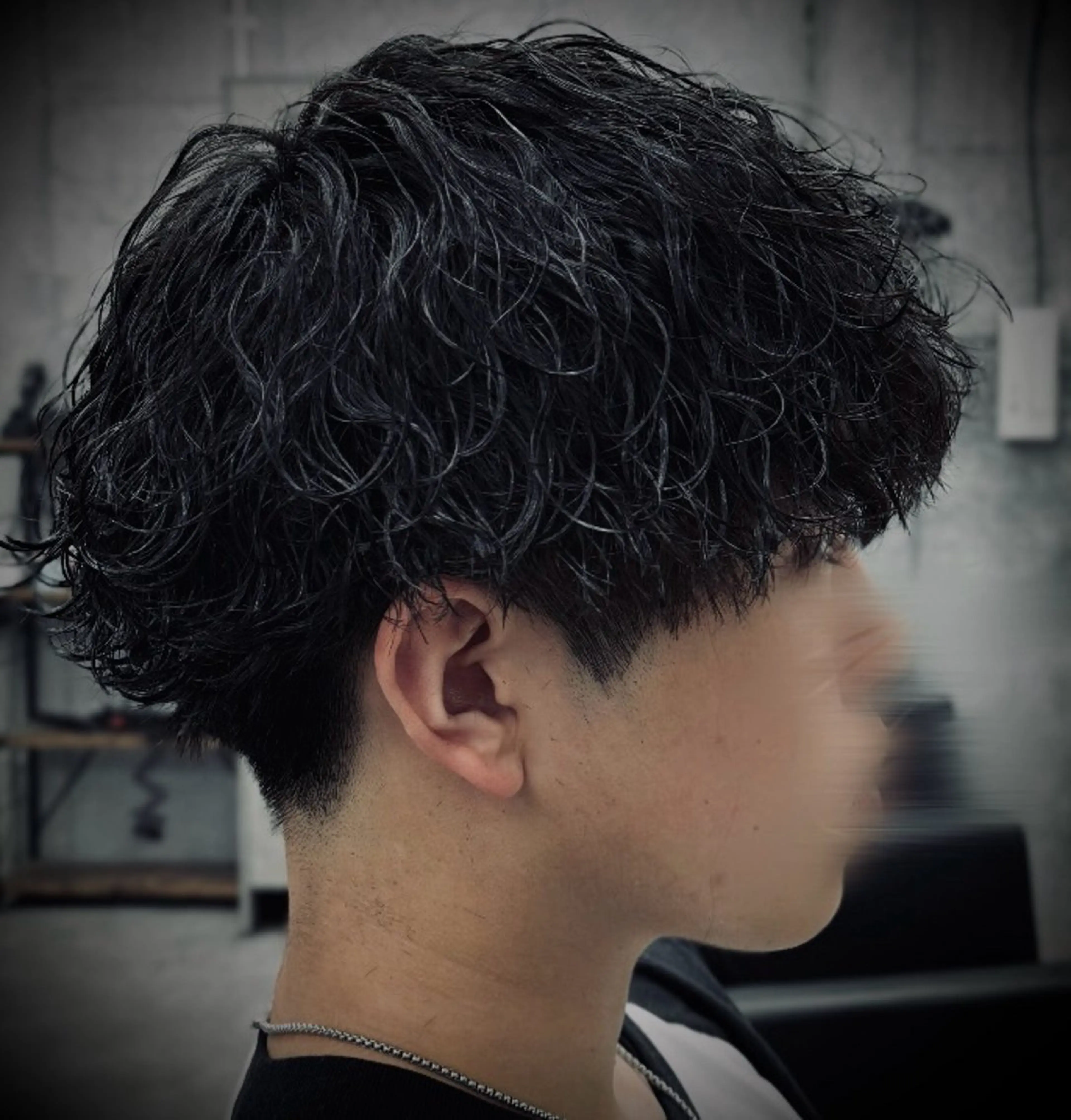 ショート パーマ メンズ カット パーマ 【川崎】サカタ マサユキ❤️‍🔥のヘアスタイル