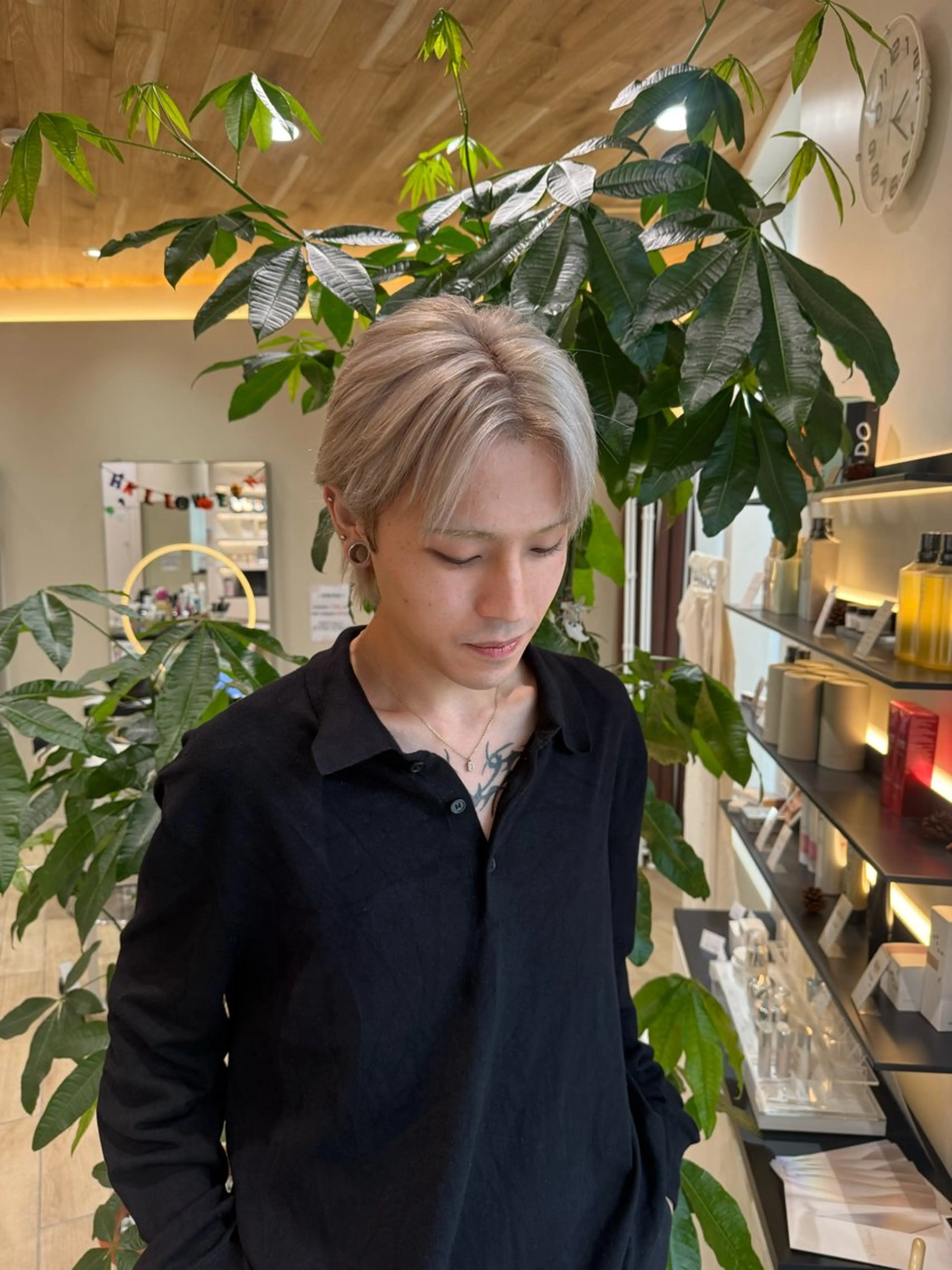 【✂️men's 限定💇】カット＋眉カット＋炭酸シャンプー(5分スパ付き)の写真