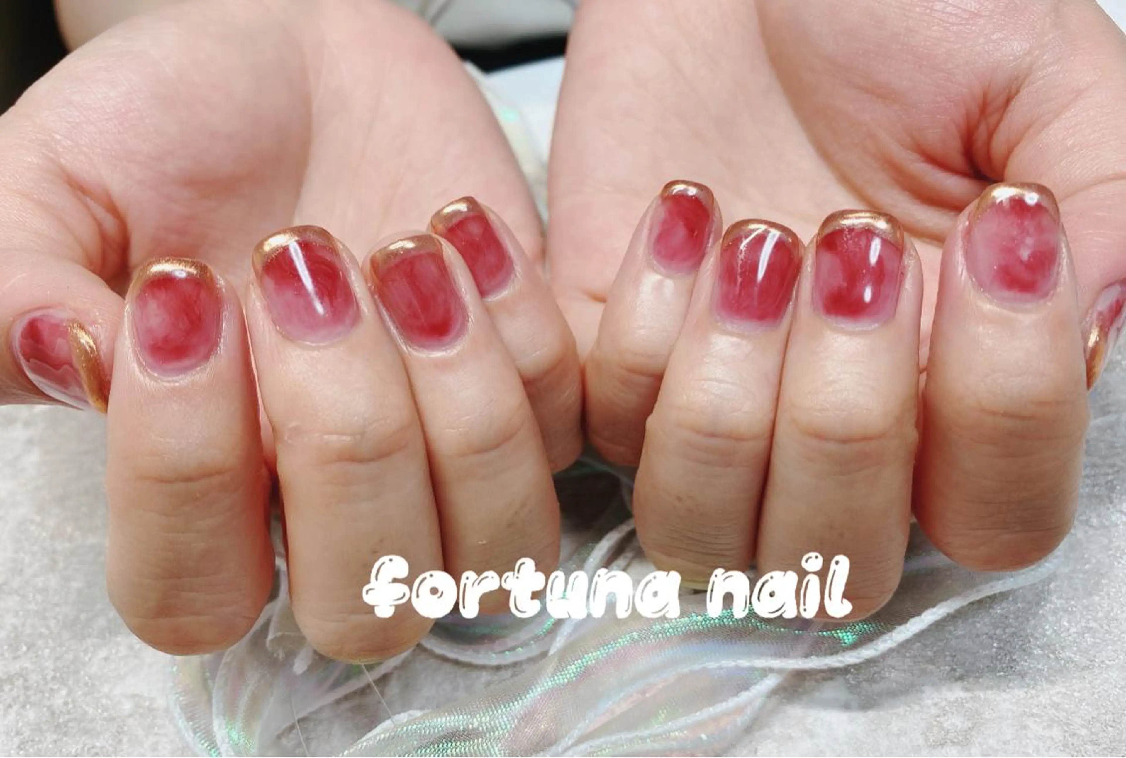 ショート ネイル Nail •Head スパFortunaのネイルデザイン