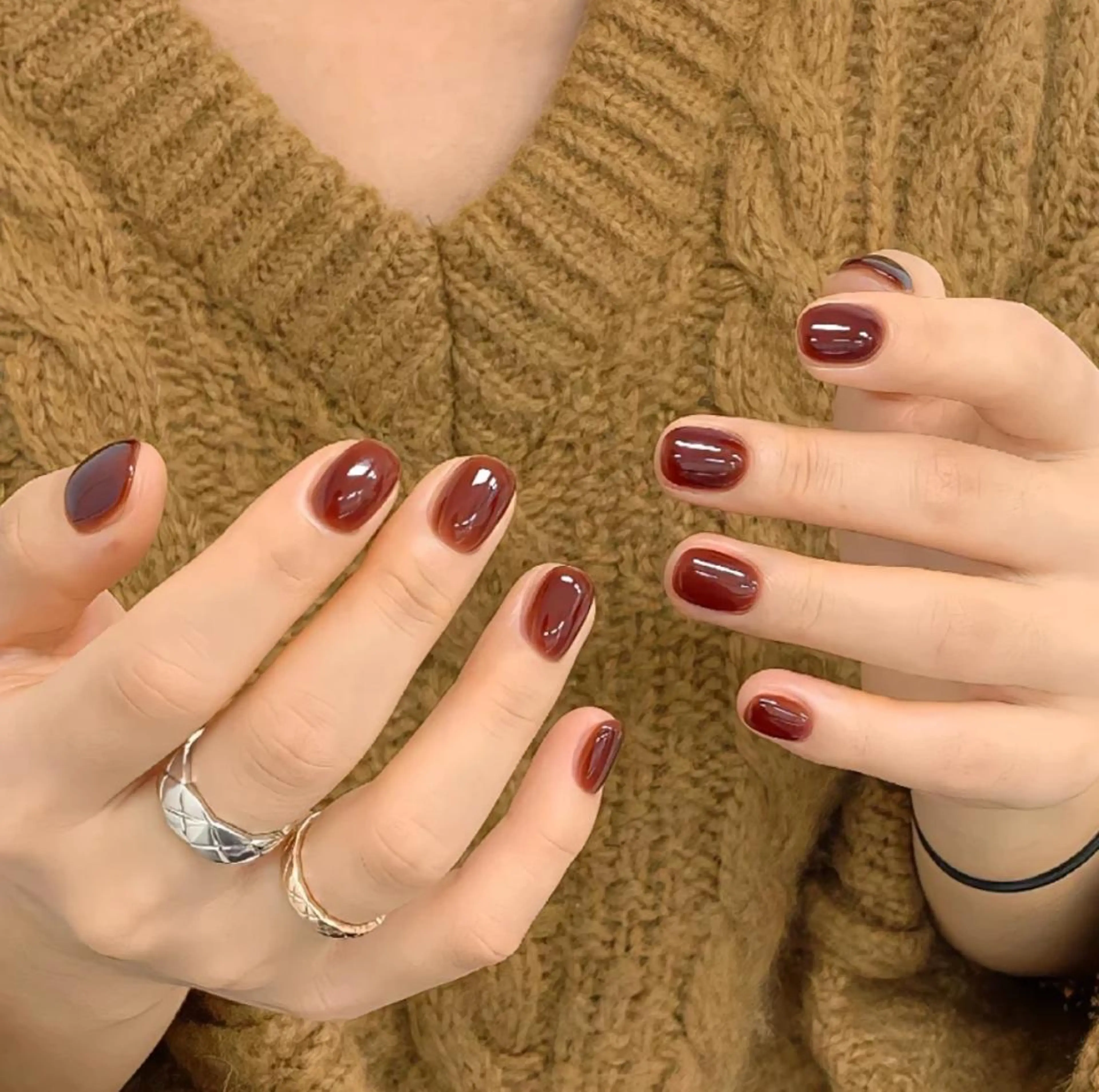 ネイル ラメ(グリッター) ラメグラデーション ワンカラーネイル Queen’s 歌舞伎町店のネイルデザイン