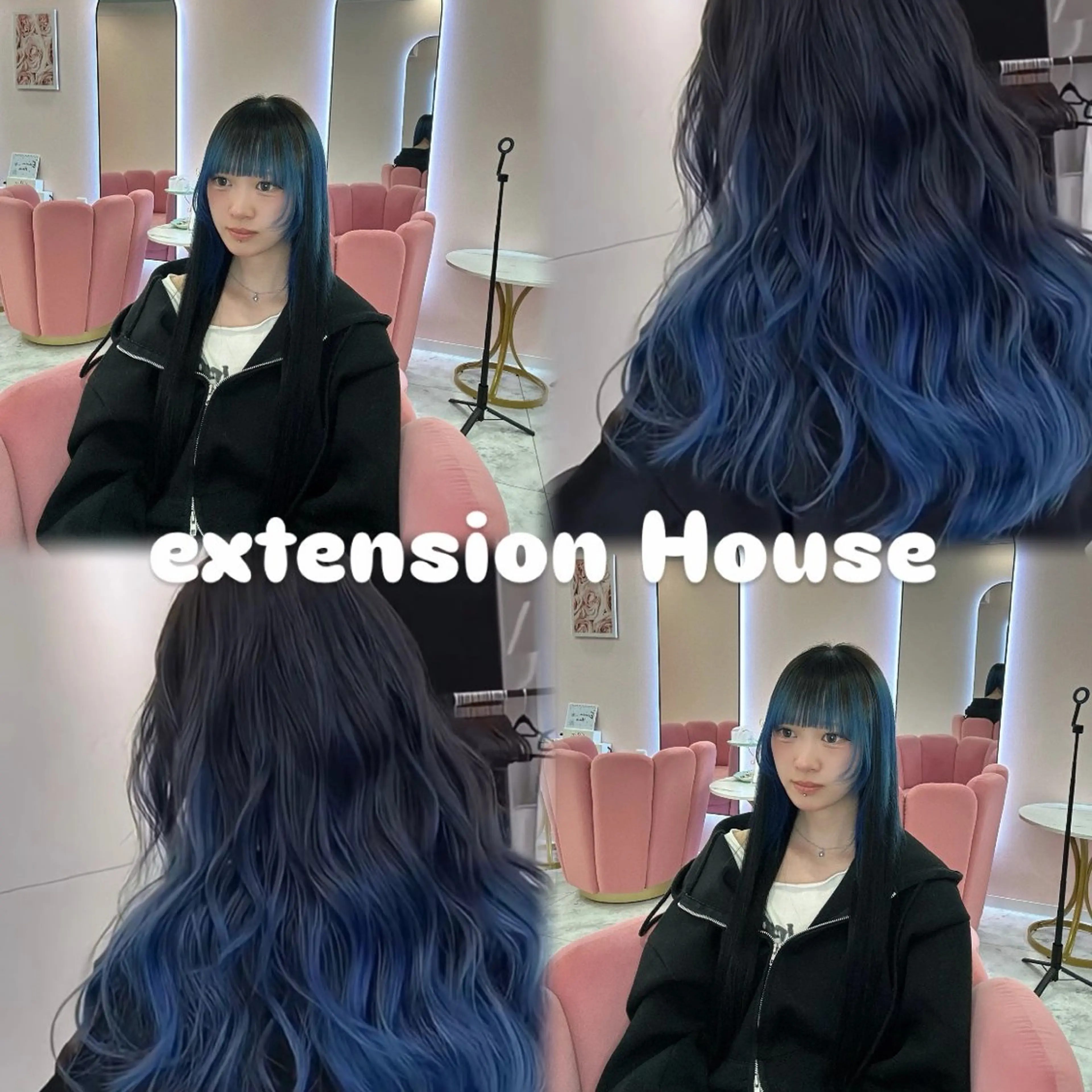 ロング カット エクステ シールエクステの女神 🍑Momo🍑のヘアスタイル