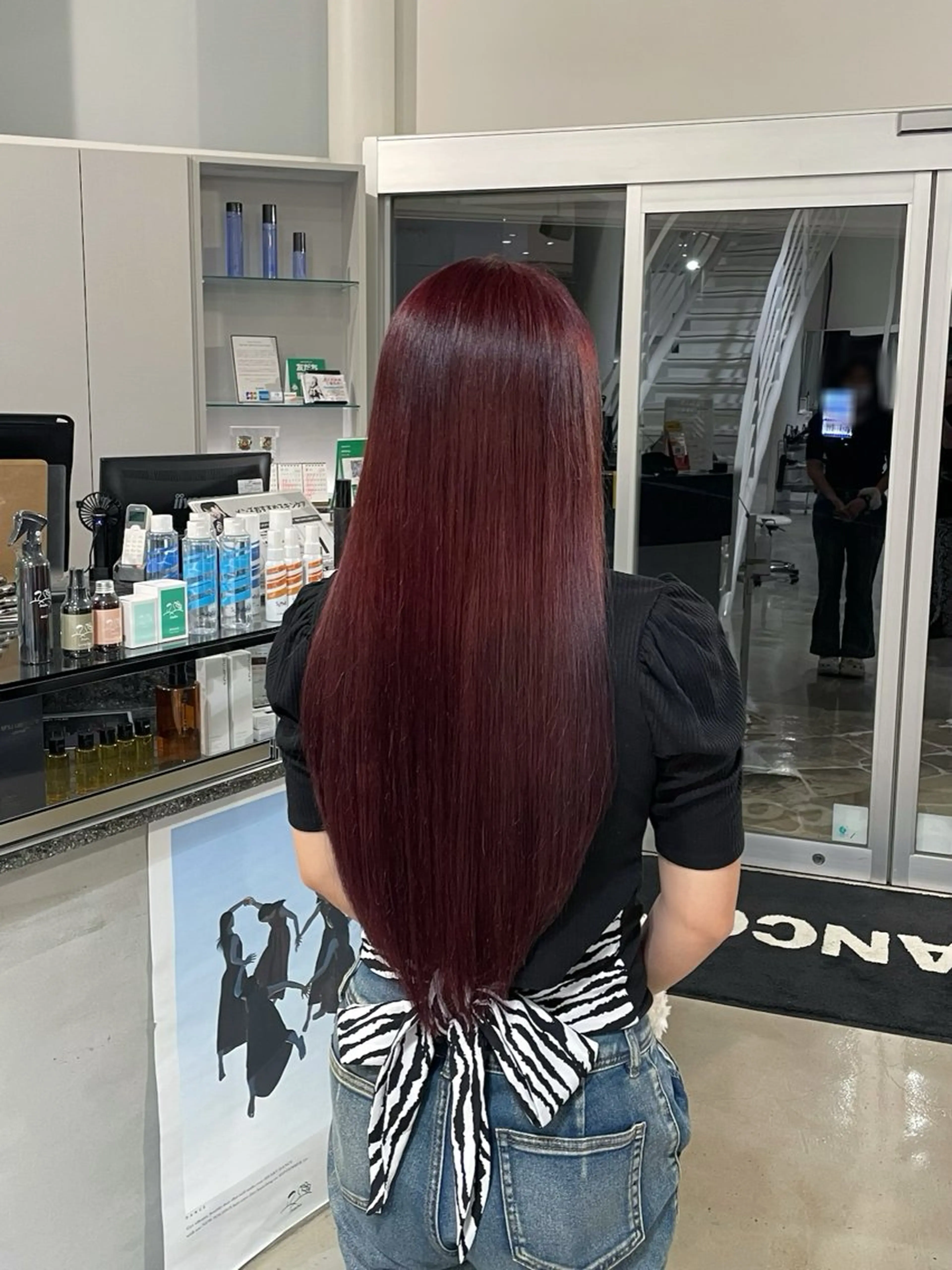 ロング カラー 韓国ヘア/透明感カラ ー/メンズレディースのヘアスタイル