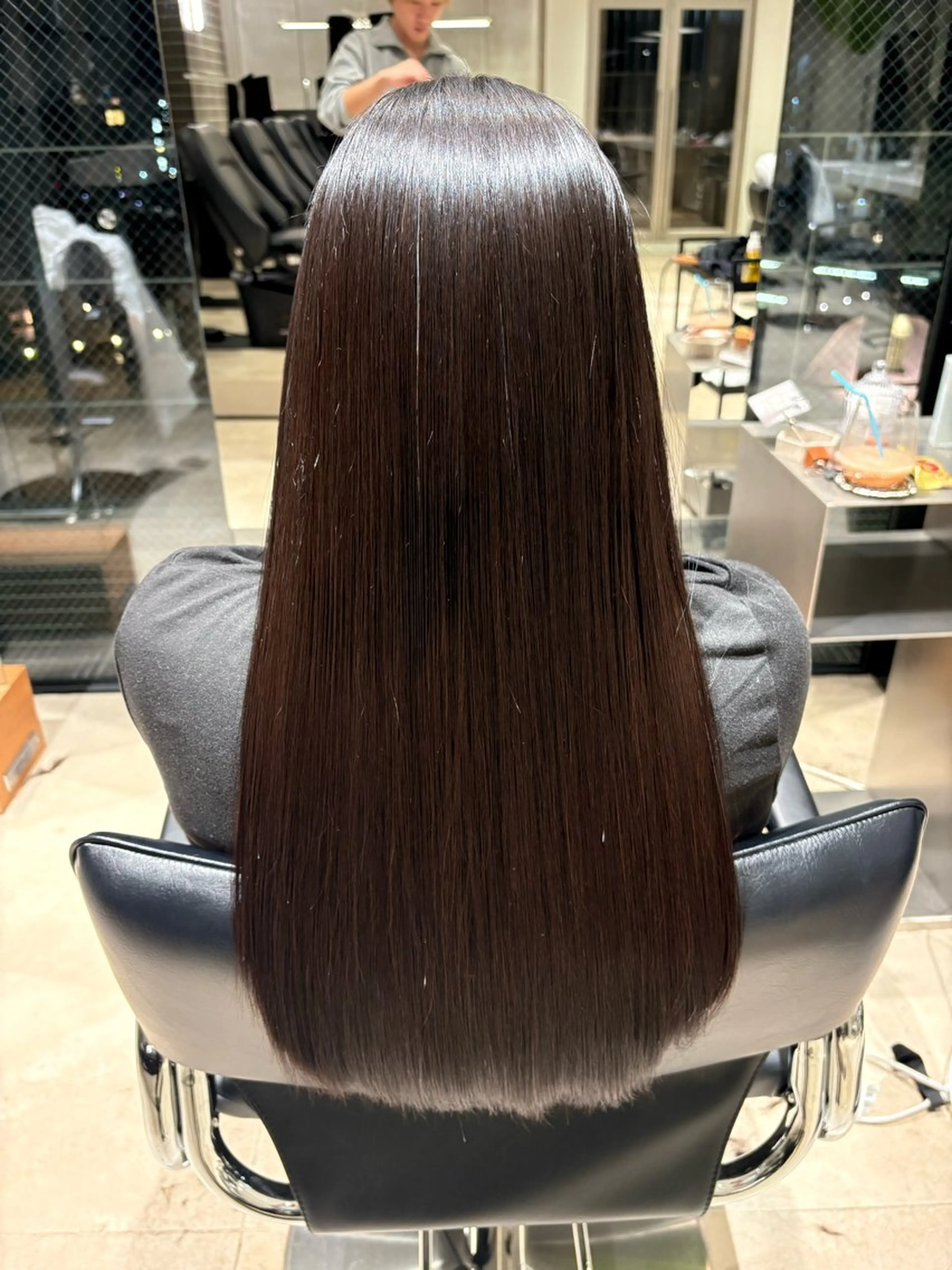 ロング カット 縮毛矯正 トリートメント 縮毛矯正/髪質改善/ HARUのヘアスタイル