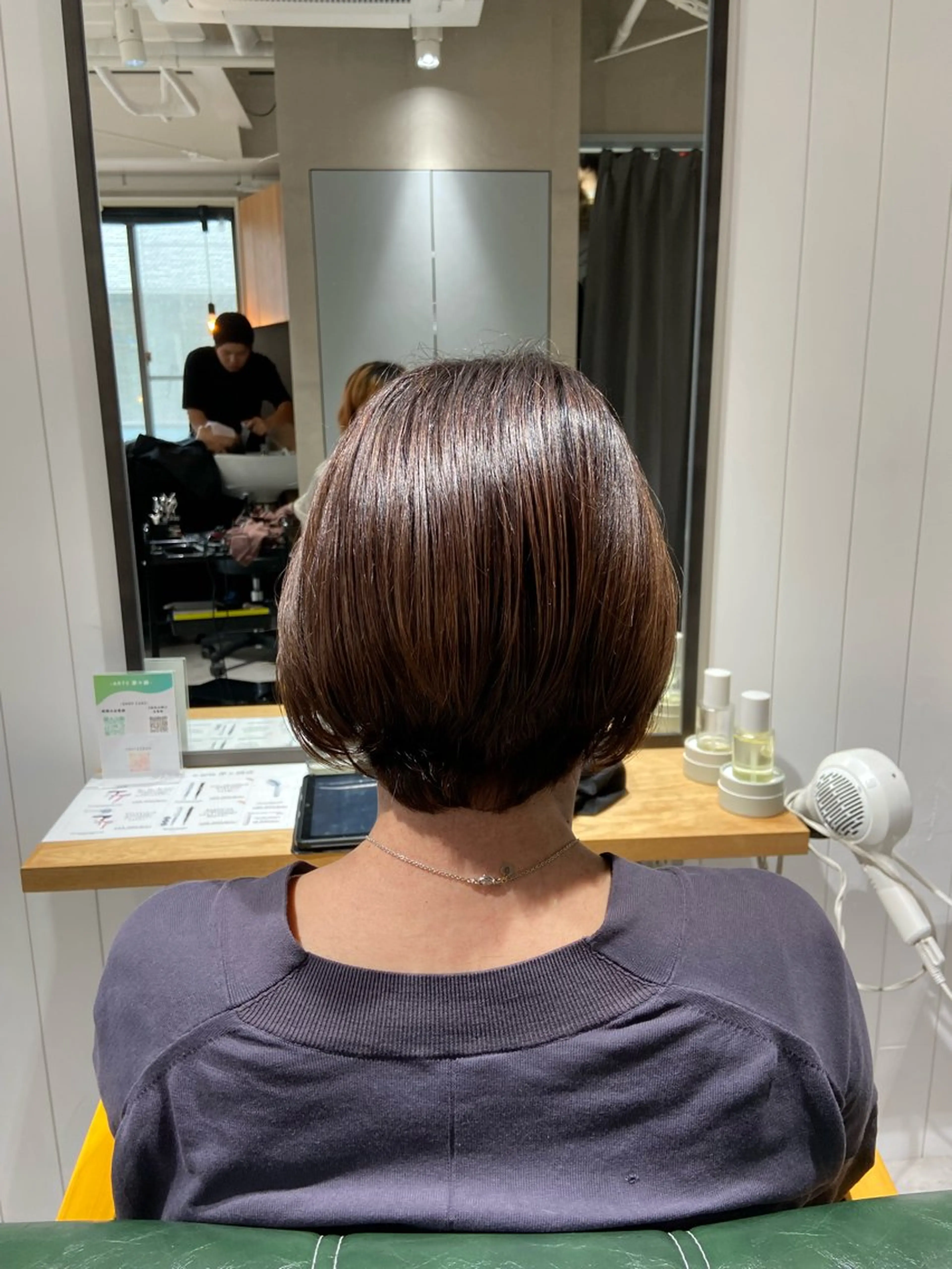 ショート カット ヘアカラー トリートメント 髪質改善資格保持者/ ナツミのヘアスタイル