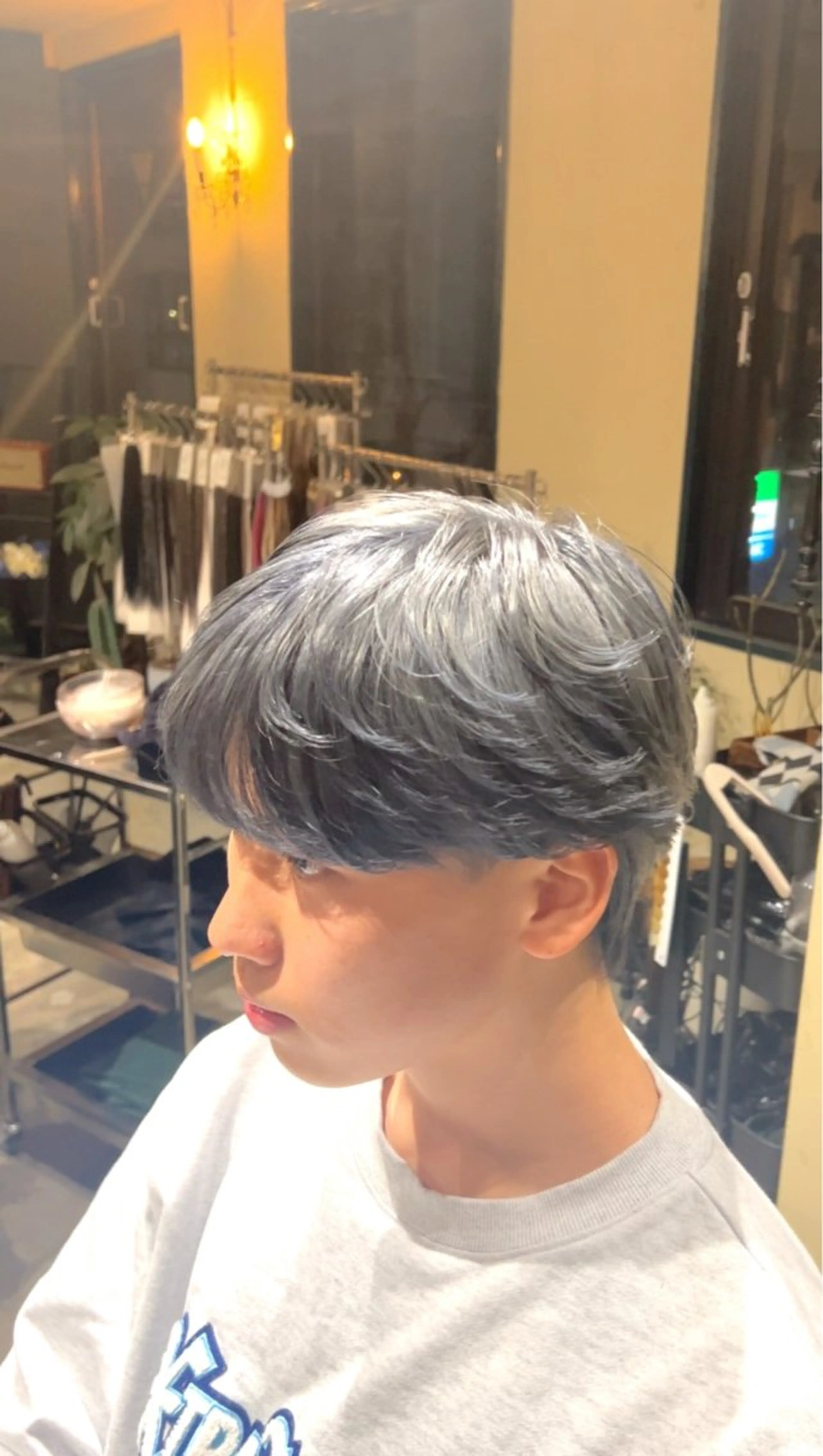 カラー メンズ カット ヘアカラー メンズパーマ眉毛 特化アユム🔥のヘアスタイル