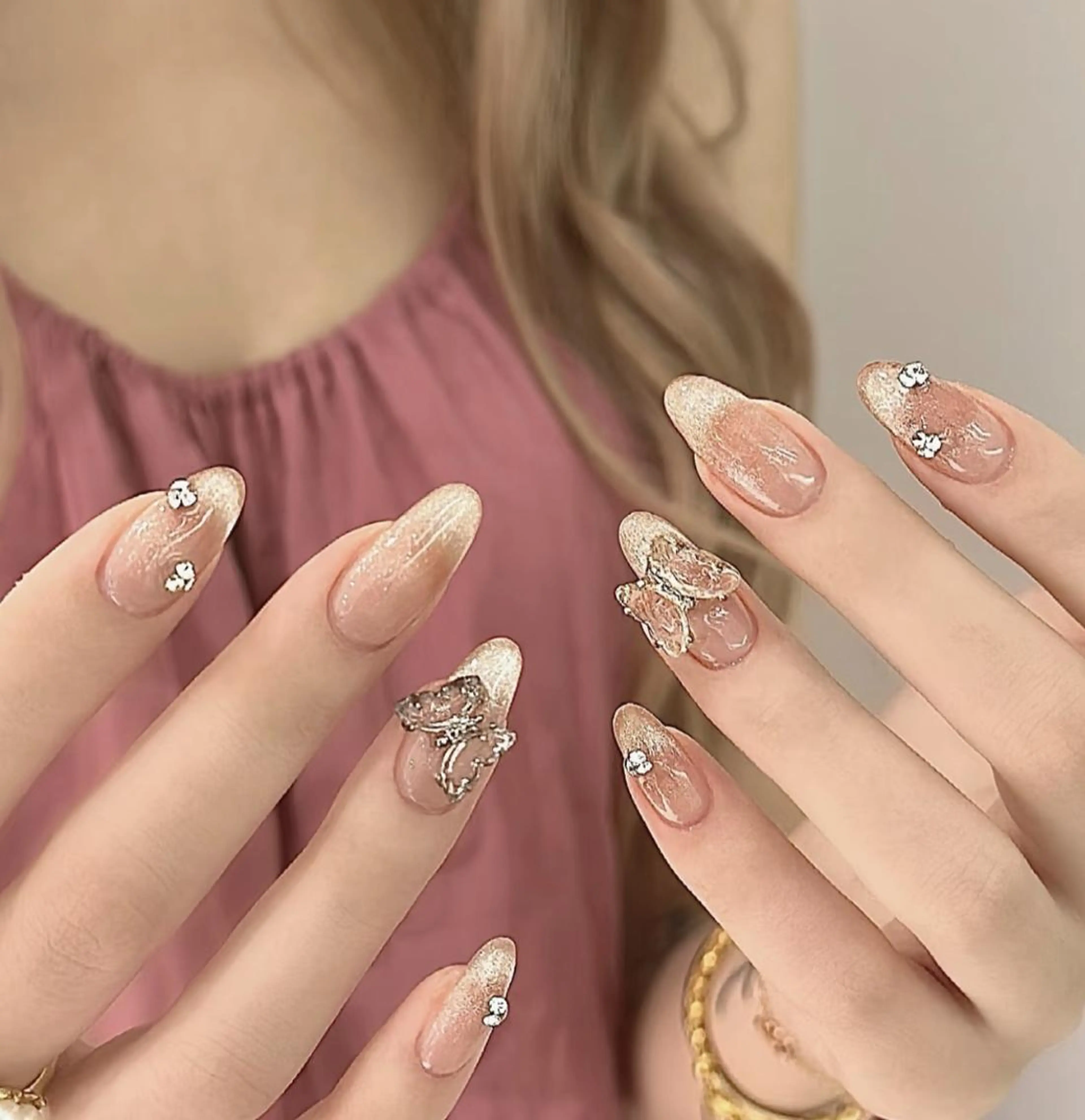 ネイル ハンドネイル ハンドケア 🍑 momo_nailのネイルデザイン