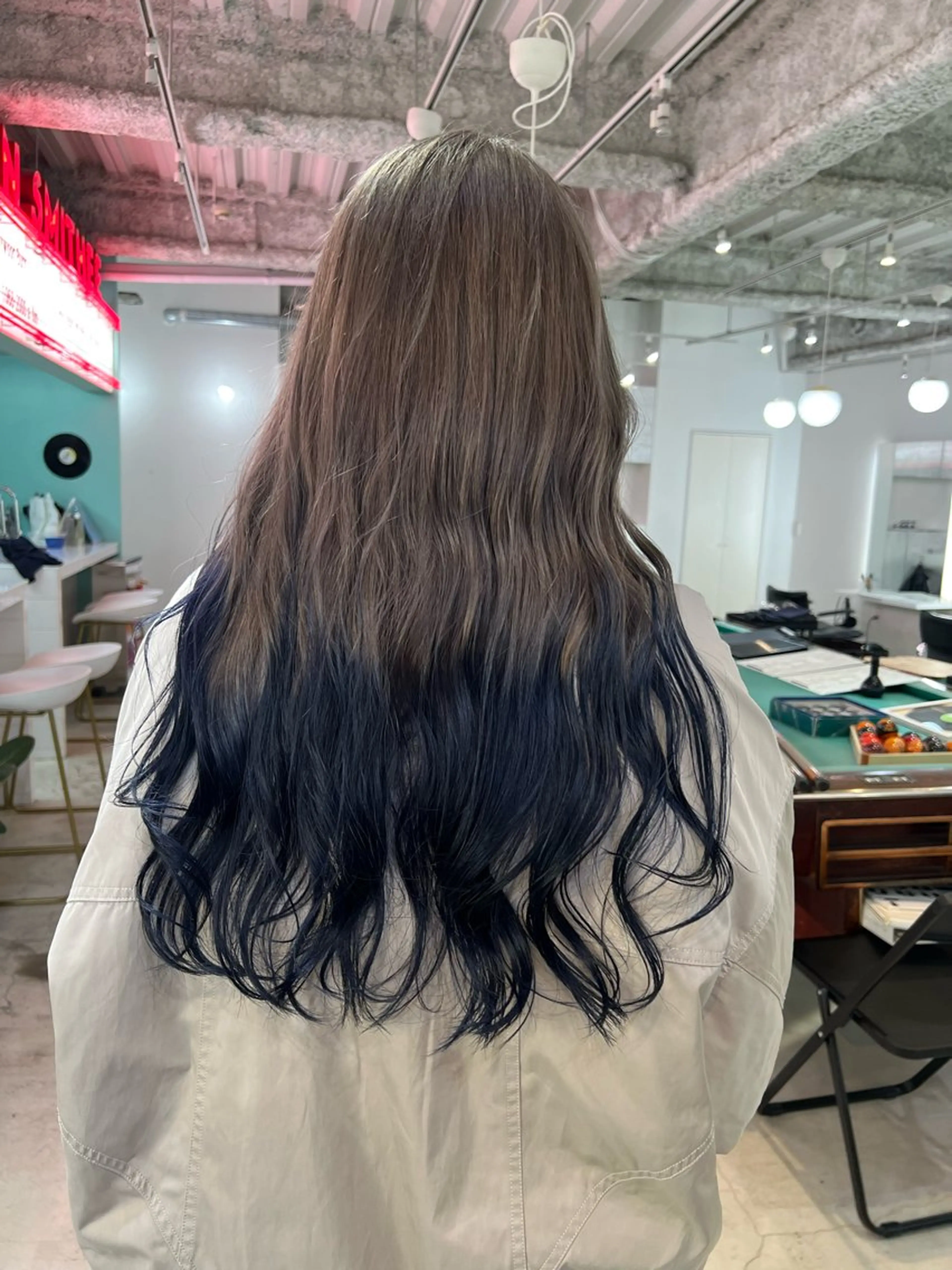 ロング ヘアカラー トリートメント 💥ウルフカット デザインあんな💥のヘアスタイル