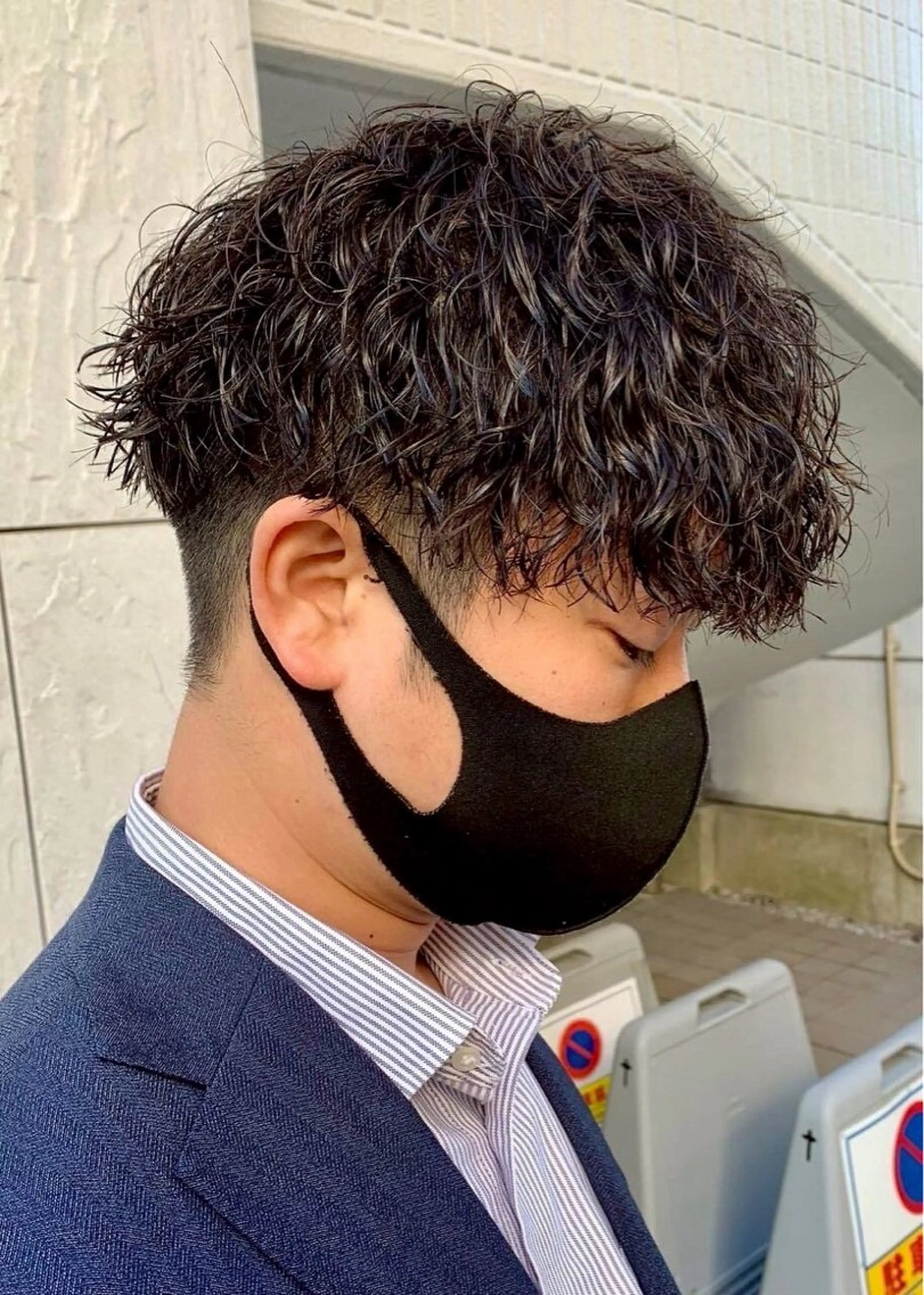 パーマ メンズ メンズカット/パーマ Tomomi💙のヘアスタイル