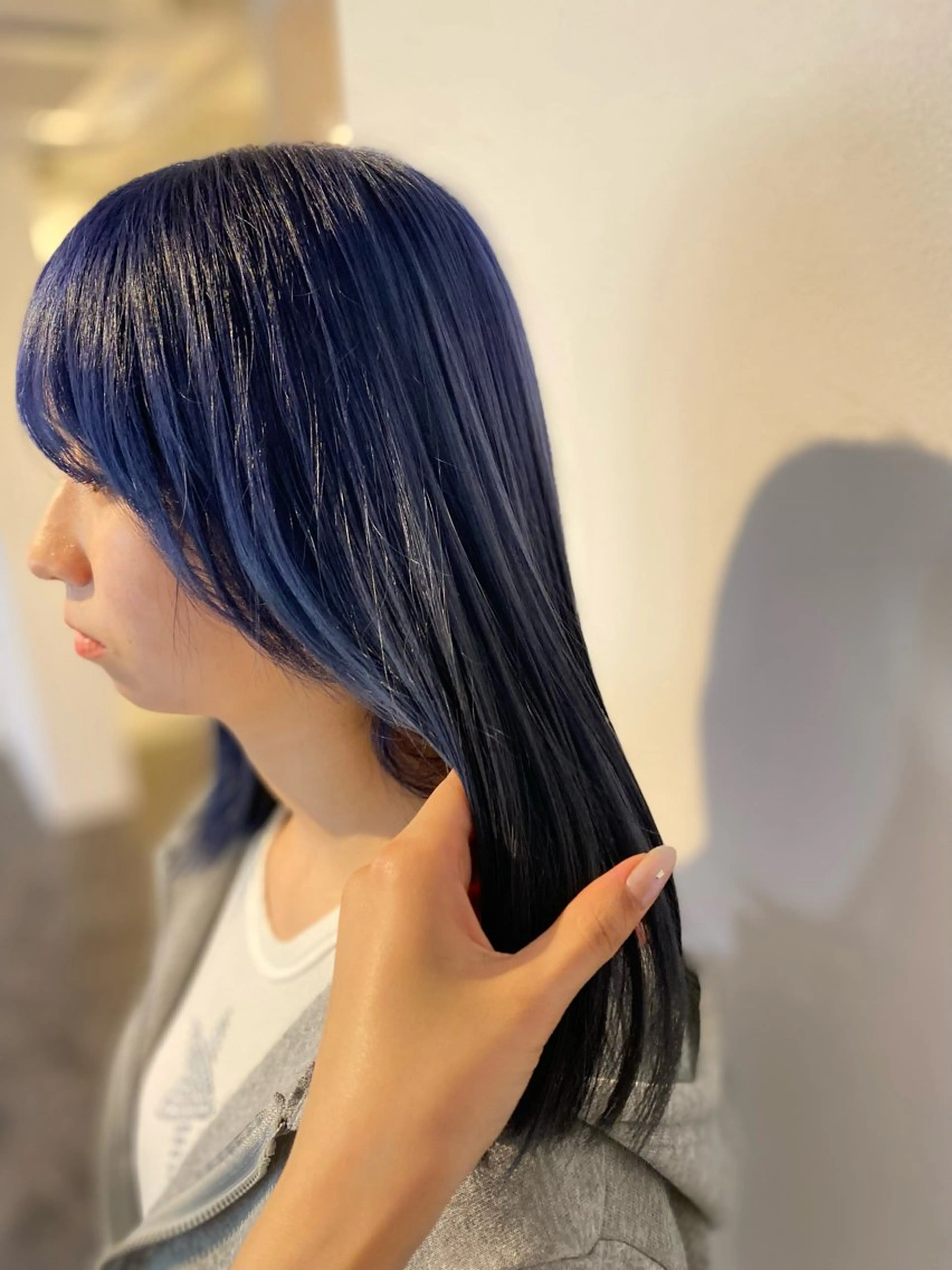 セミロング ヘアカラー 💠𝚈 𝚄 𝙸 💠のヘアスタイル
