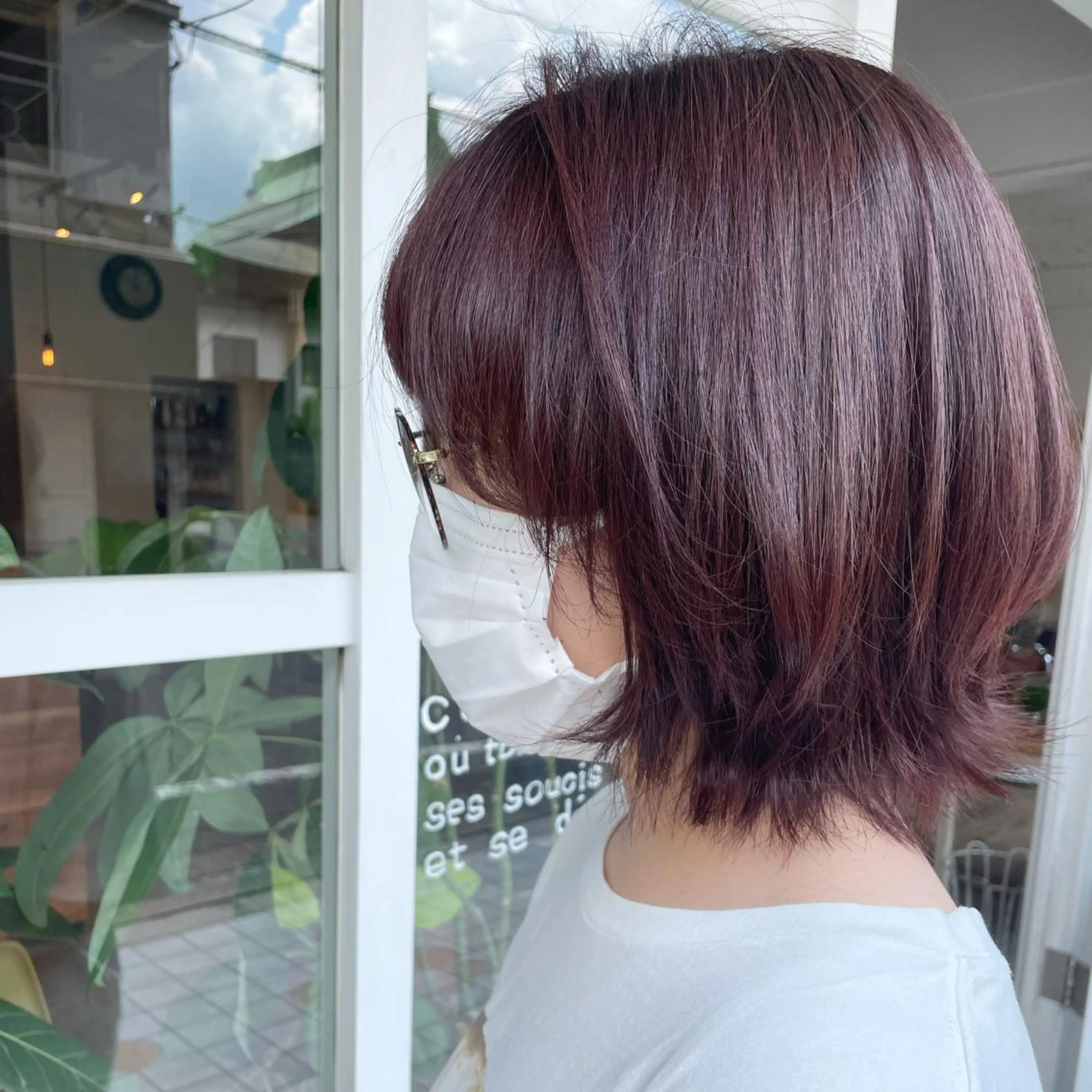 ショート カラー ヘアアレンジ カット ヘアカラー 鴫原 亜弥のヘアスタイル