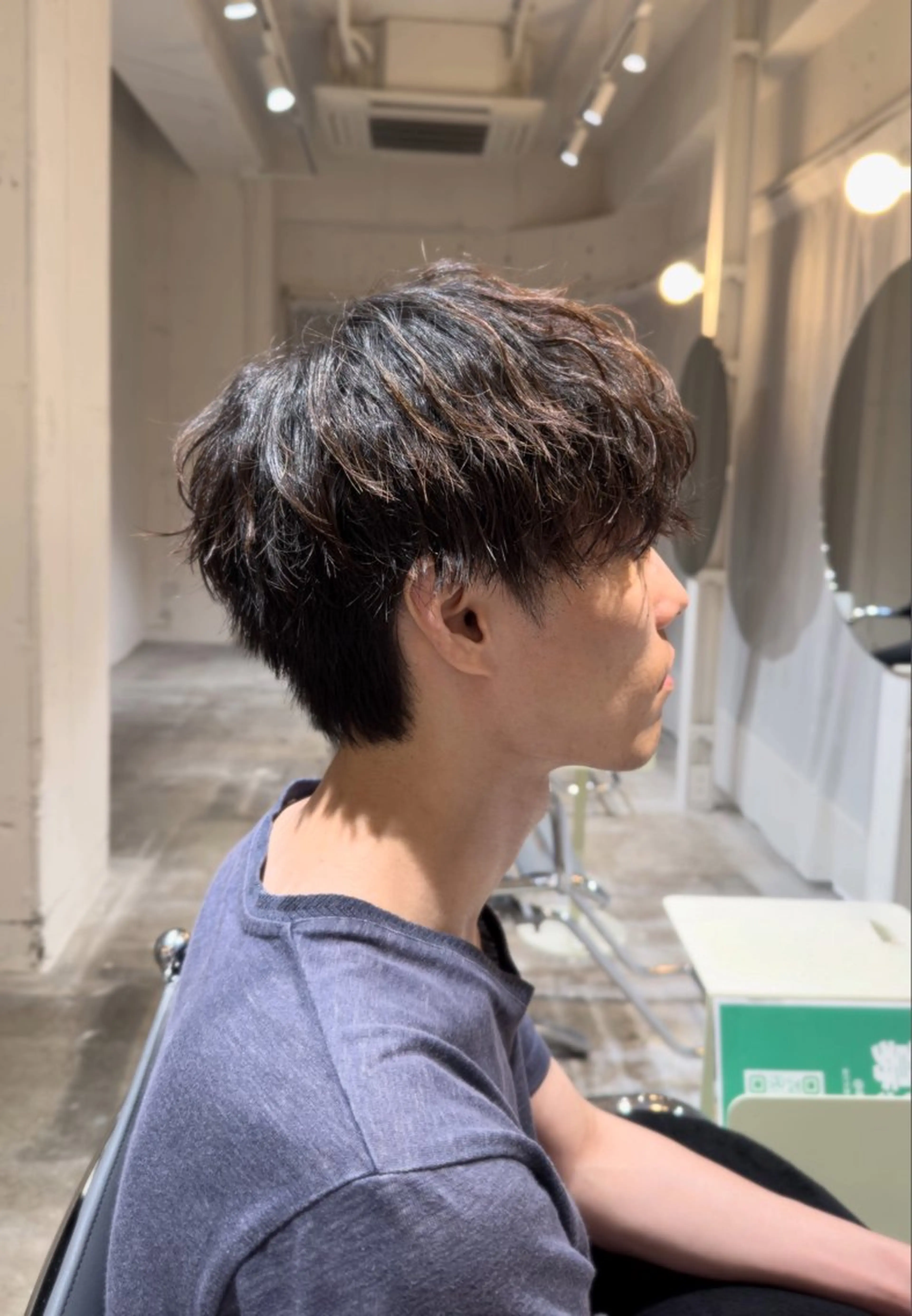 メンズ メンズパーマ 新城 駿之介のヘアスタイル