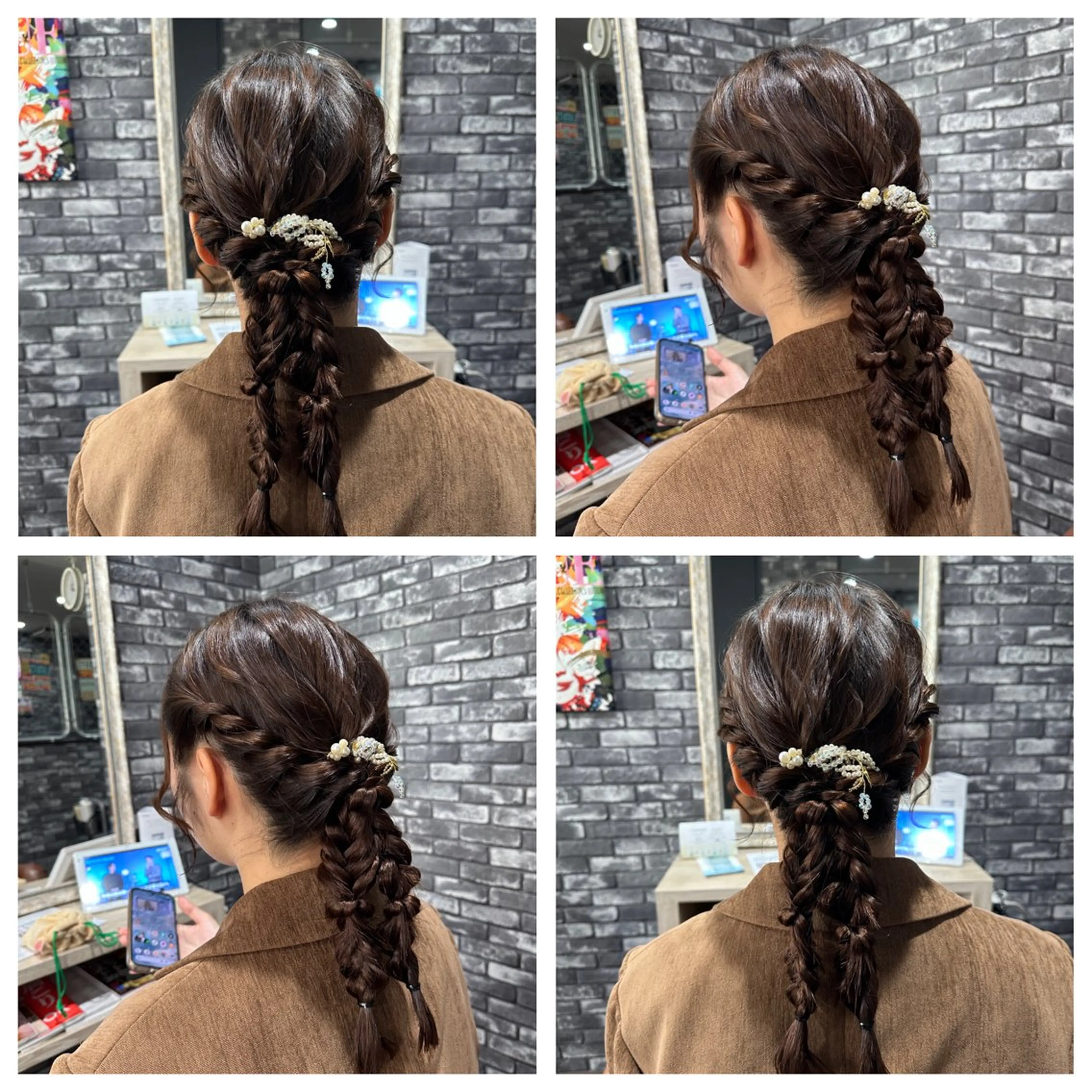 セミロング ヘアアレンジ ヘアセット 🎀推し活ヘアー🎀 Yuuna🐰💖のヘアスタイル