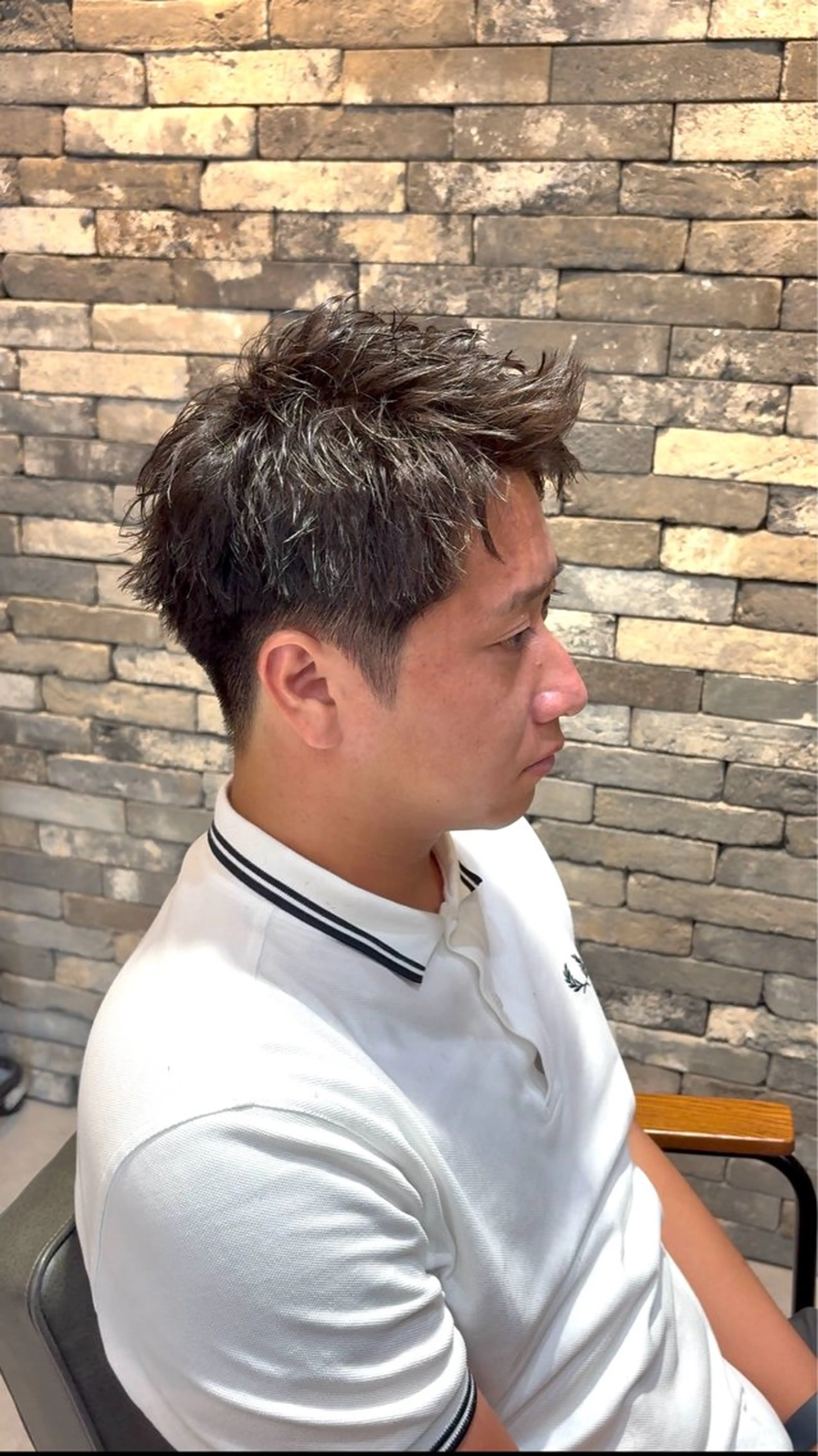 パーマ メンズ メンズサロン リョウタのヘアスタイル