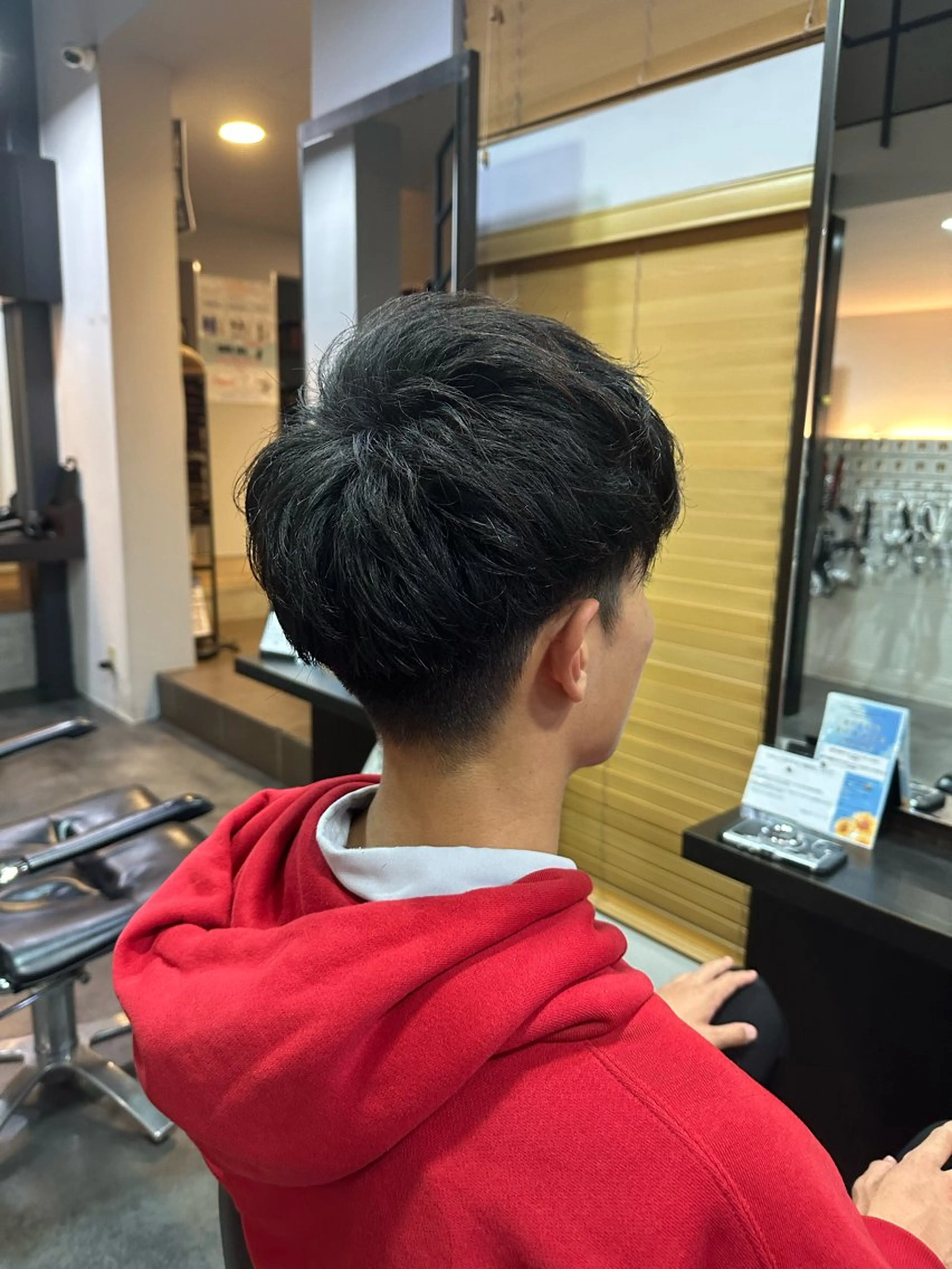 メンズ レイヤー/顔まわり/ 南草津/ゴトウのヘアスタイル