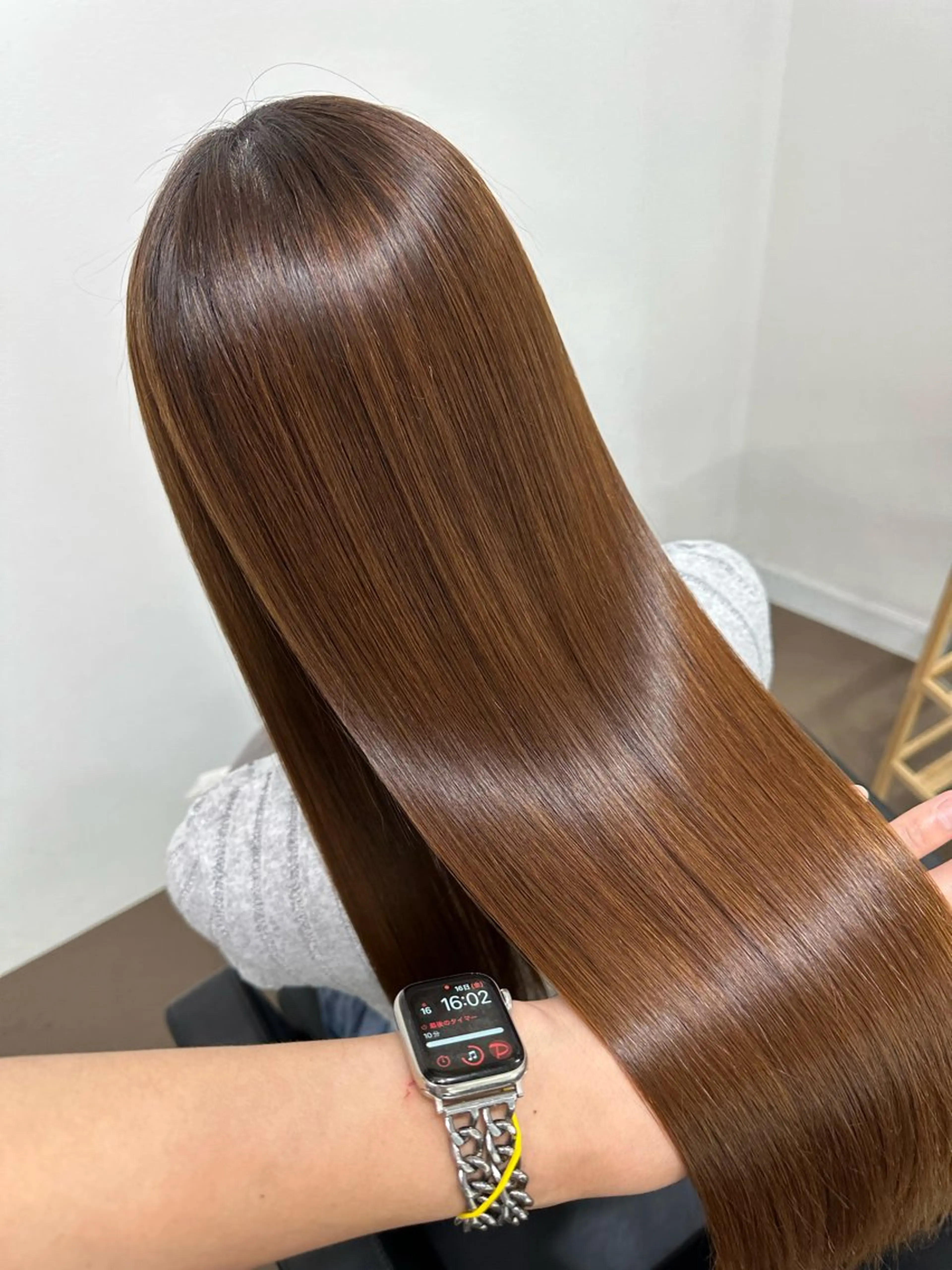 ロング トリートメント 川元 春奈のヘアスタイル