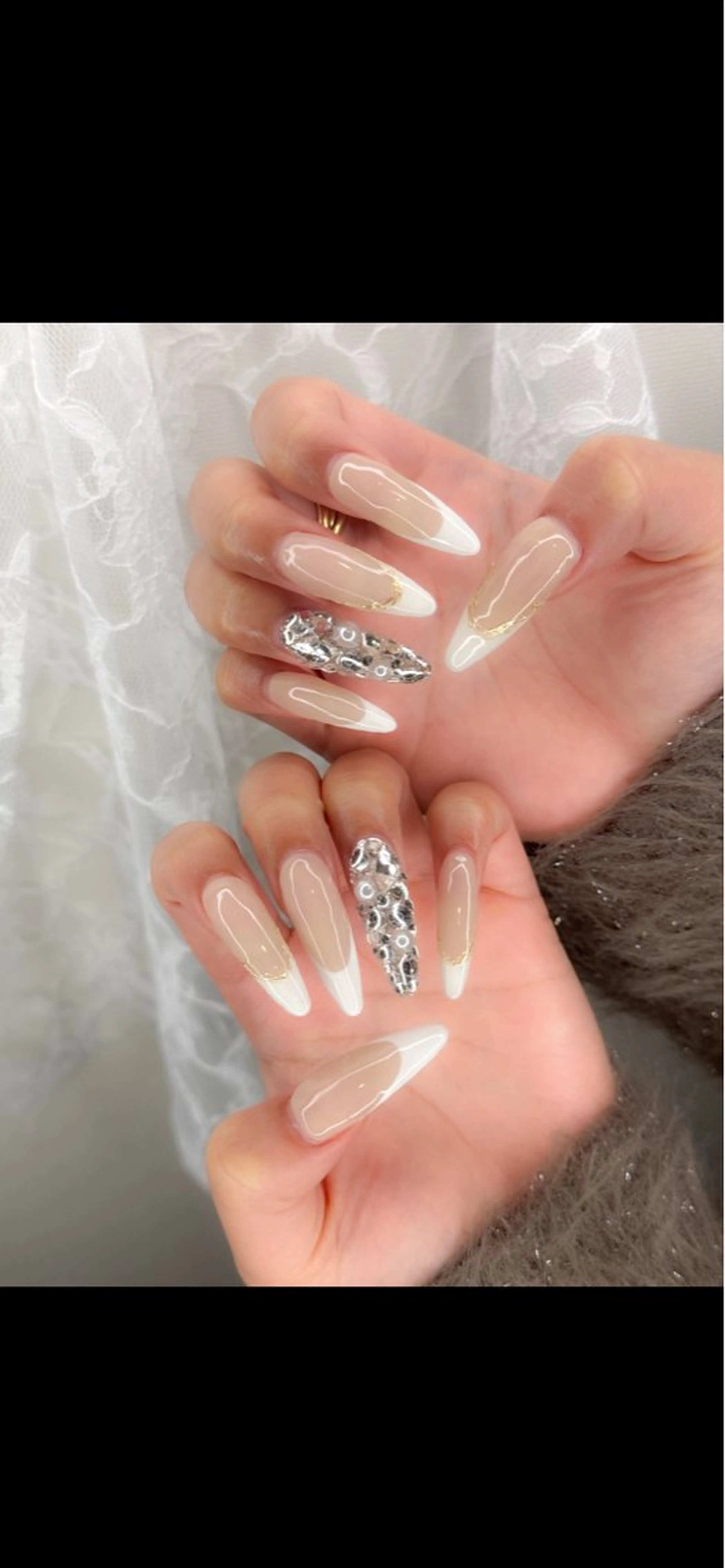 ネイル 長さ出し LOA🦋 Fuukaのネイルデザイン
