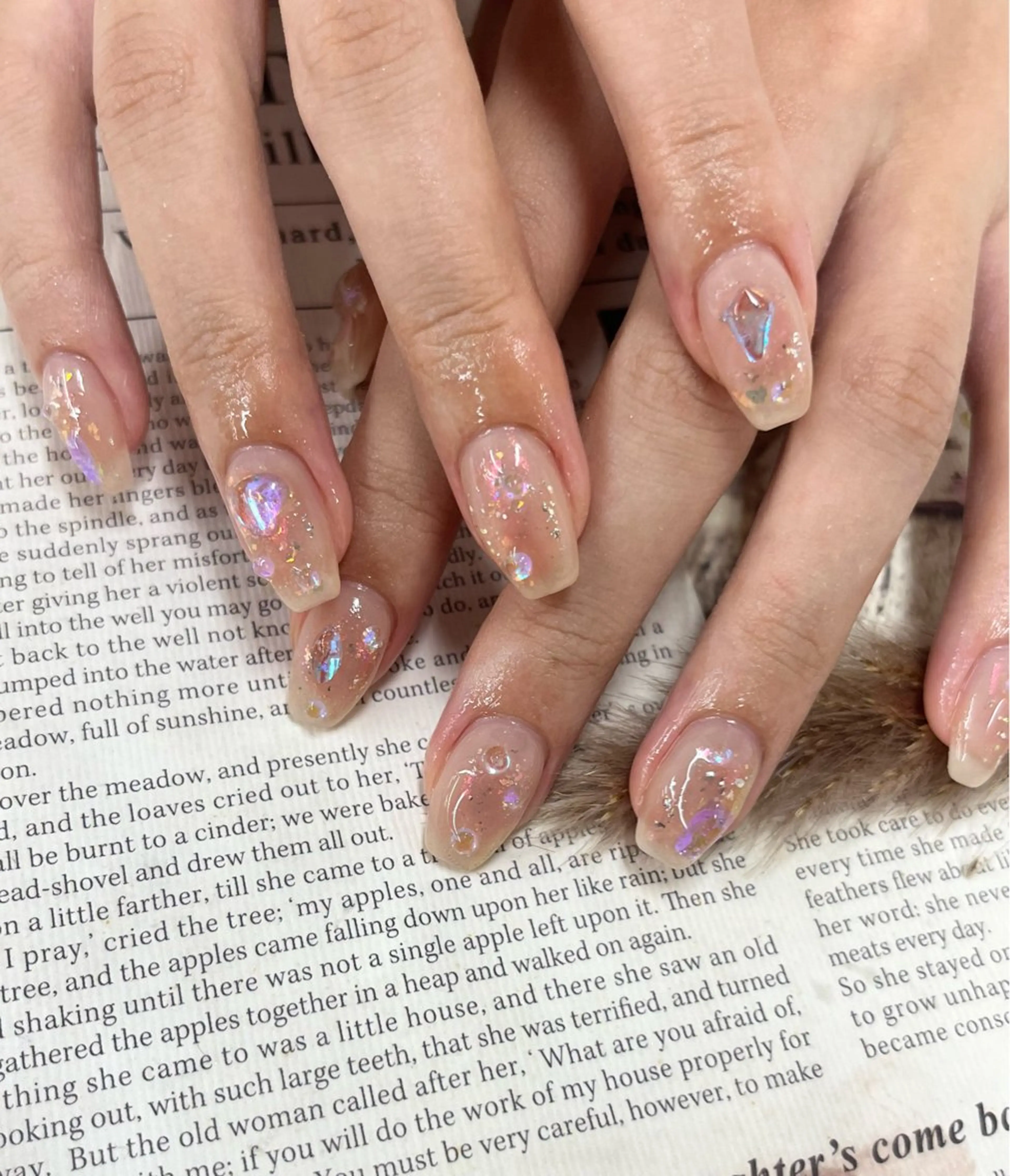 ネイル ストーンネイル ハンドネイル Basic町田本店 Suzunaのネイルデザイン