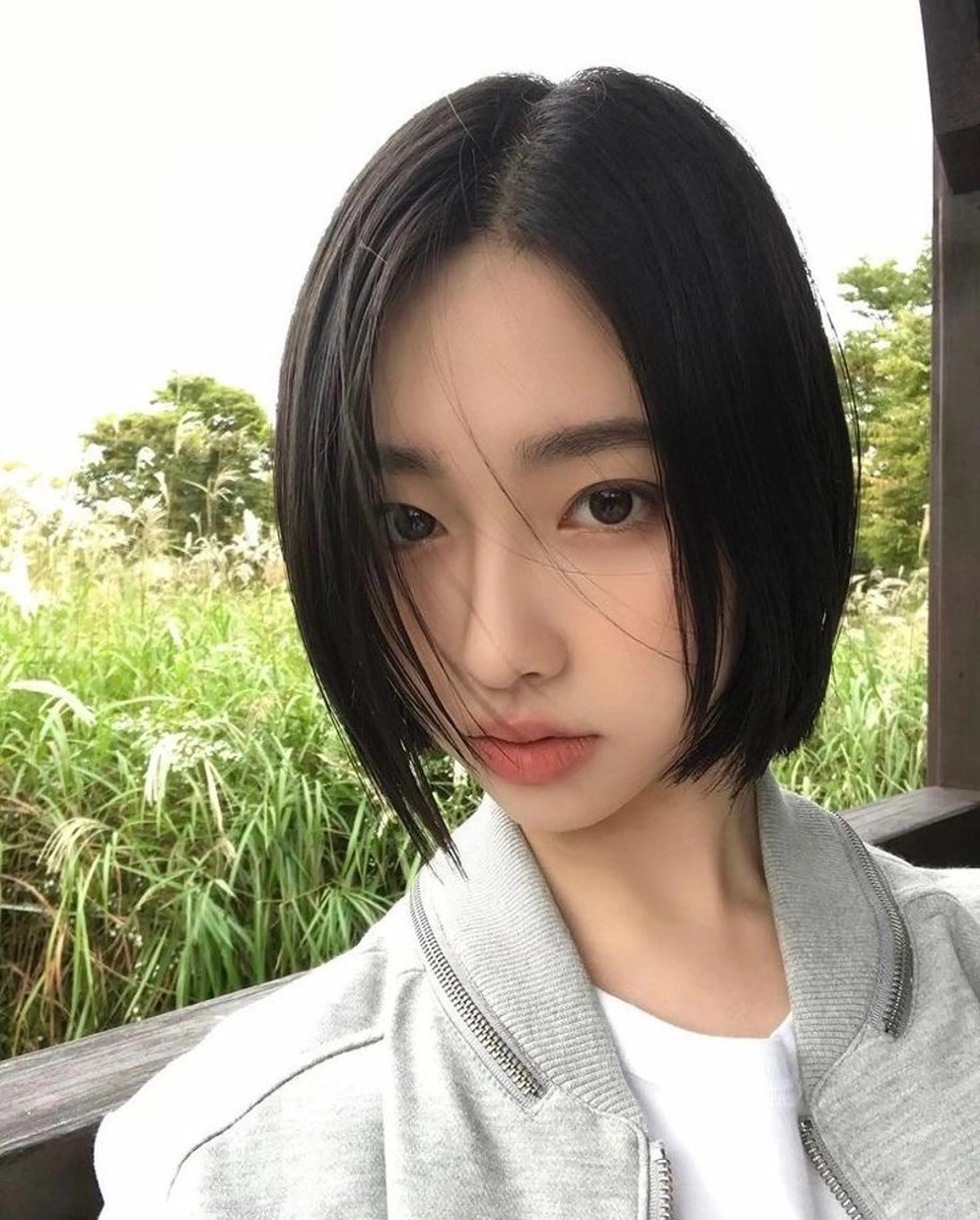 ミディアム ボブ ブリーチなし/透明感 /ショート/大世のヘアスタイル