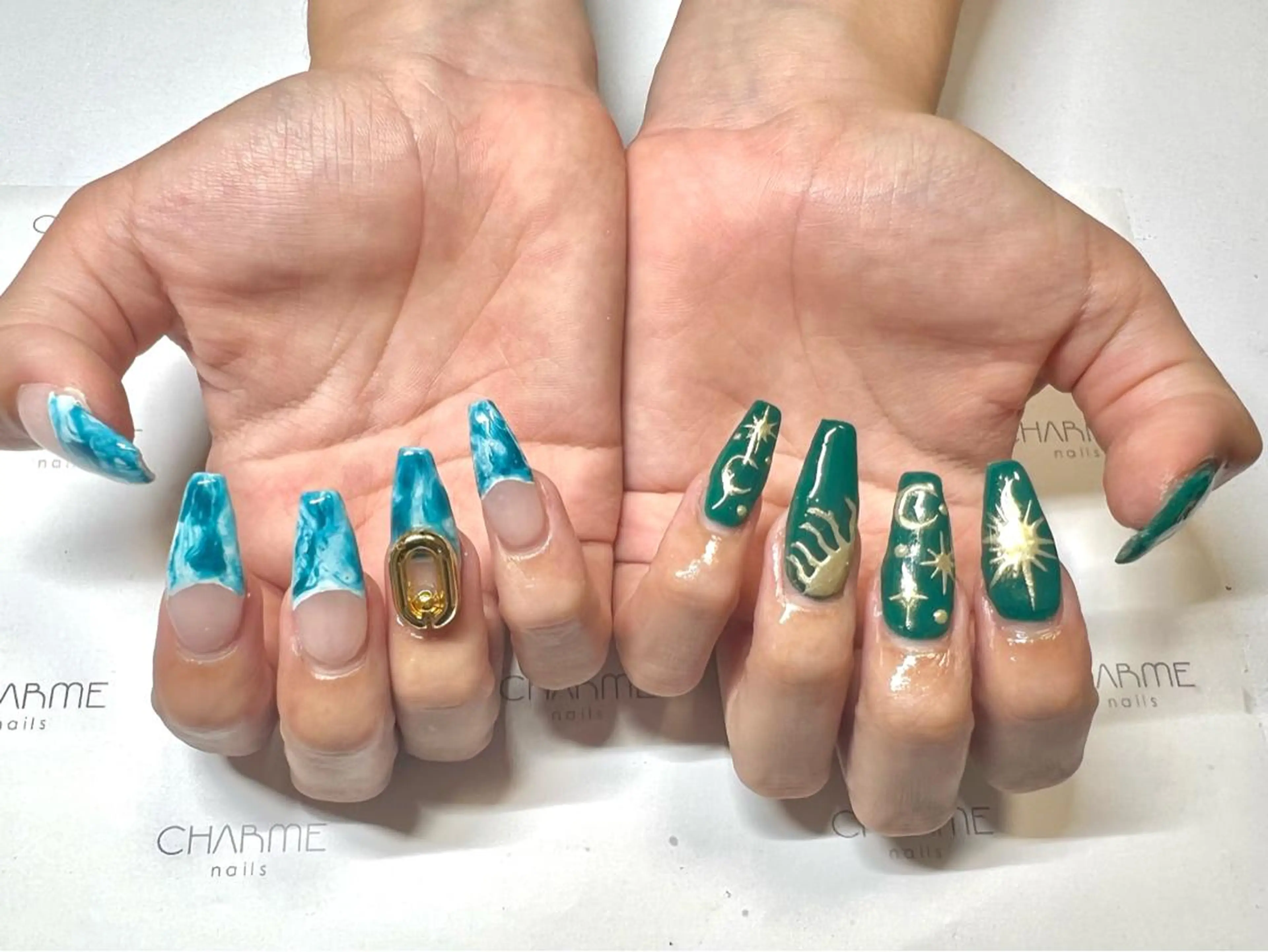 ネイル ハンドネイル CHARME 🤎〔RINA〕のネイルデザイン