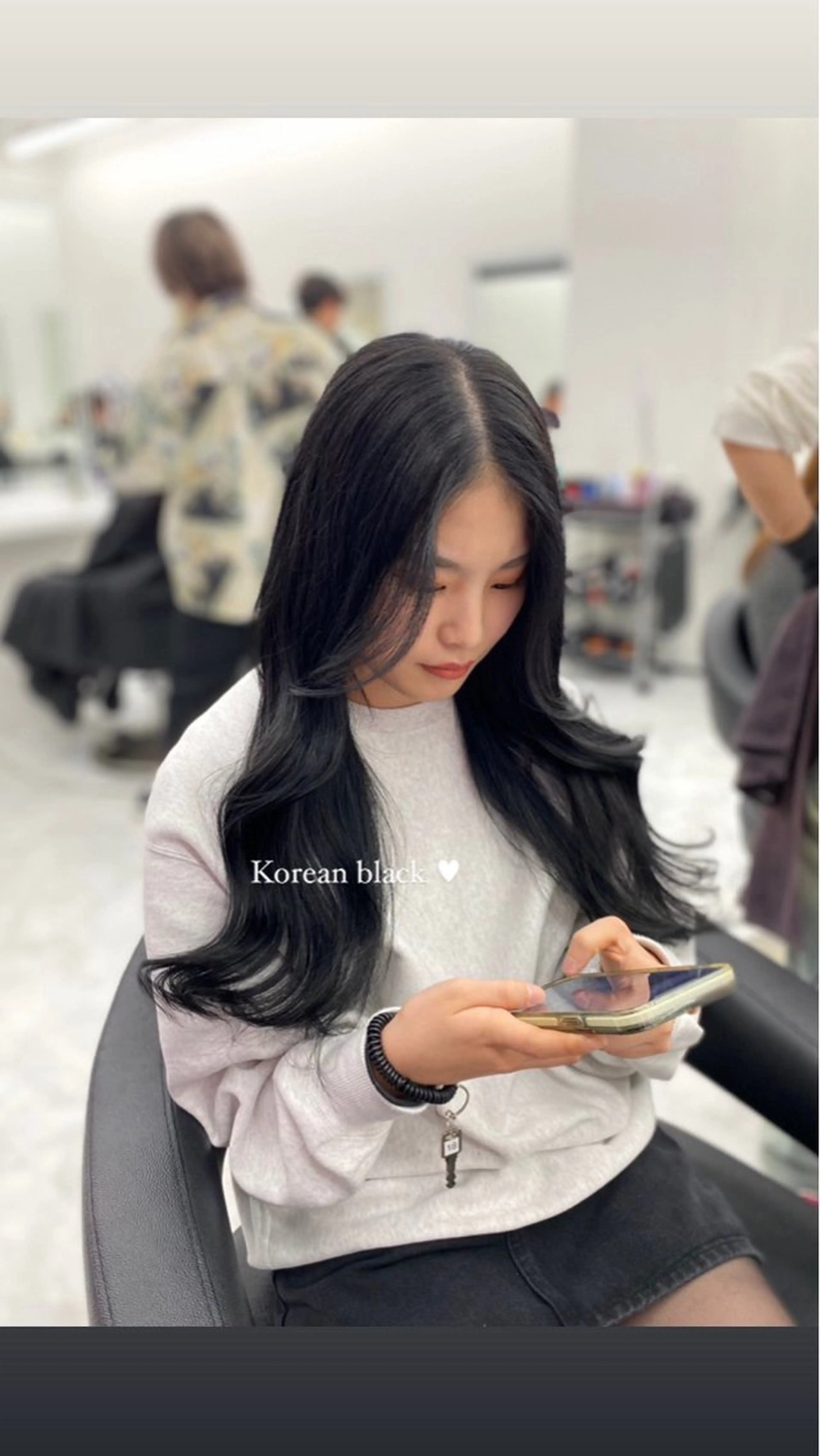 ロング カラー パーマ ヘアアレンジ メンズ キッズ ♥️韓国ヘア レイヤー♥️ゆりのヘアスタイル