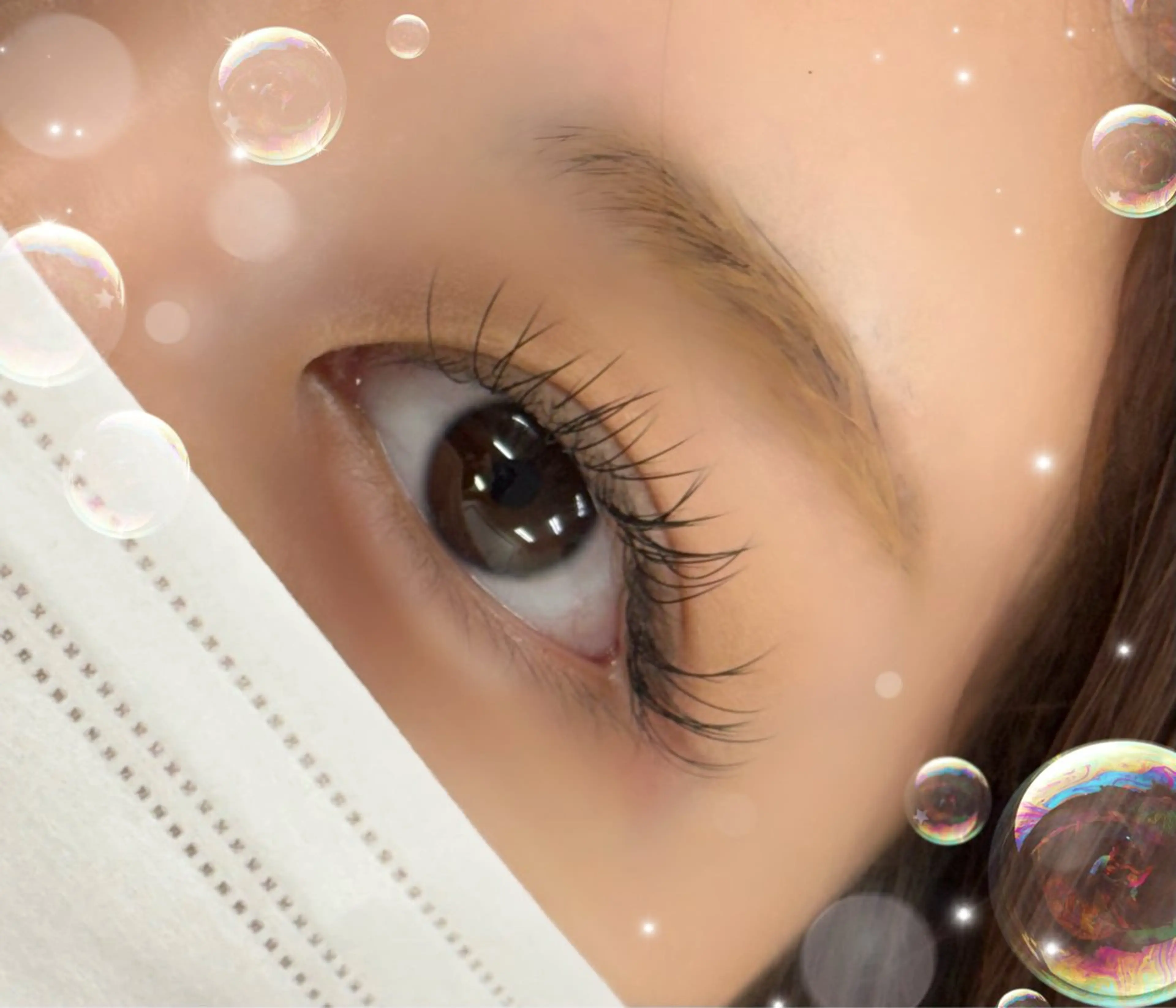 マツエク・マツパ 束感まつ毛 フラットラッシュ 🎀EYELA 澁谷🎀のマツエク・マツパデザイン