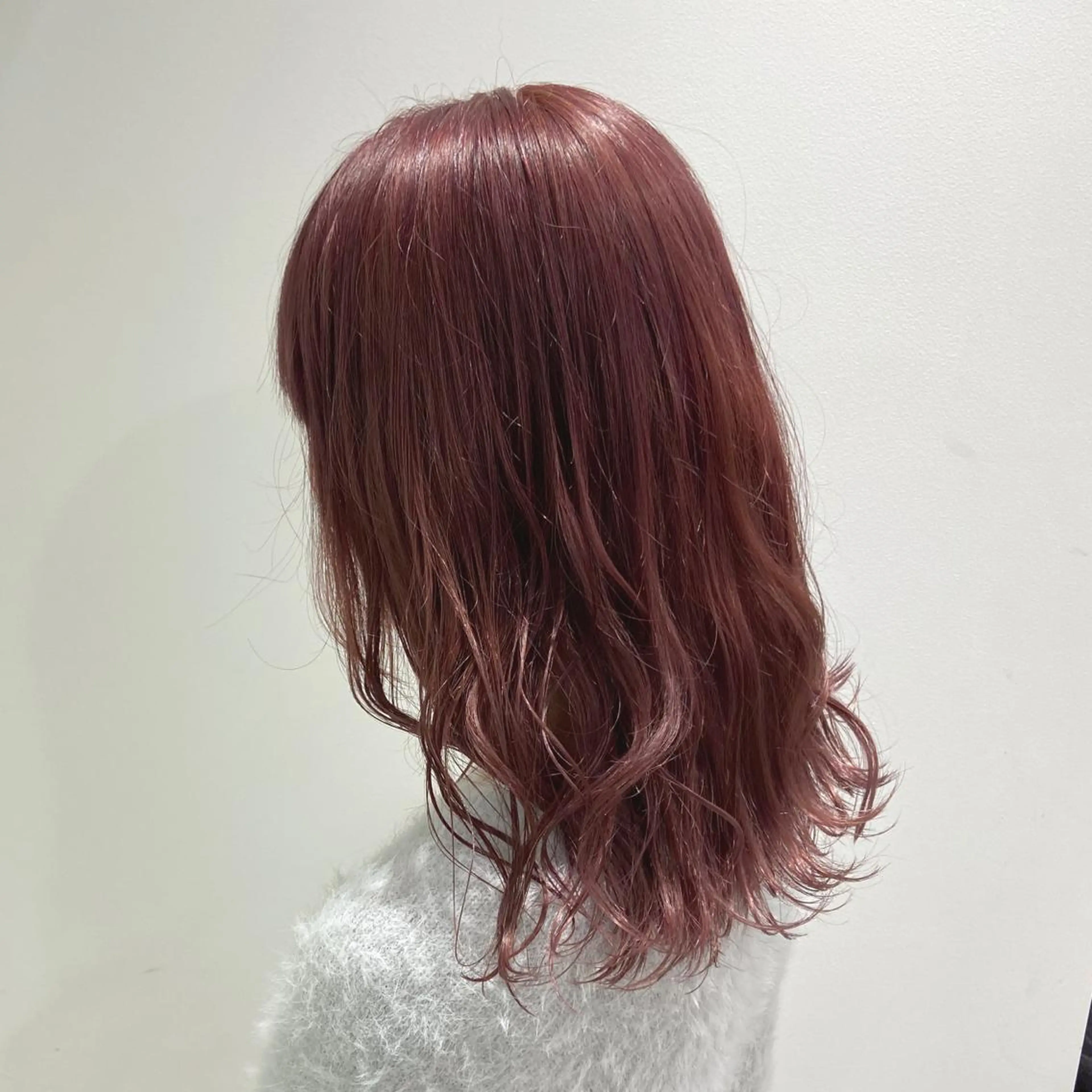 セミロング カラー エフェクトブリーチ 🌟前澤啓太朗のヘアスタイル