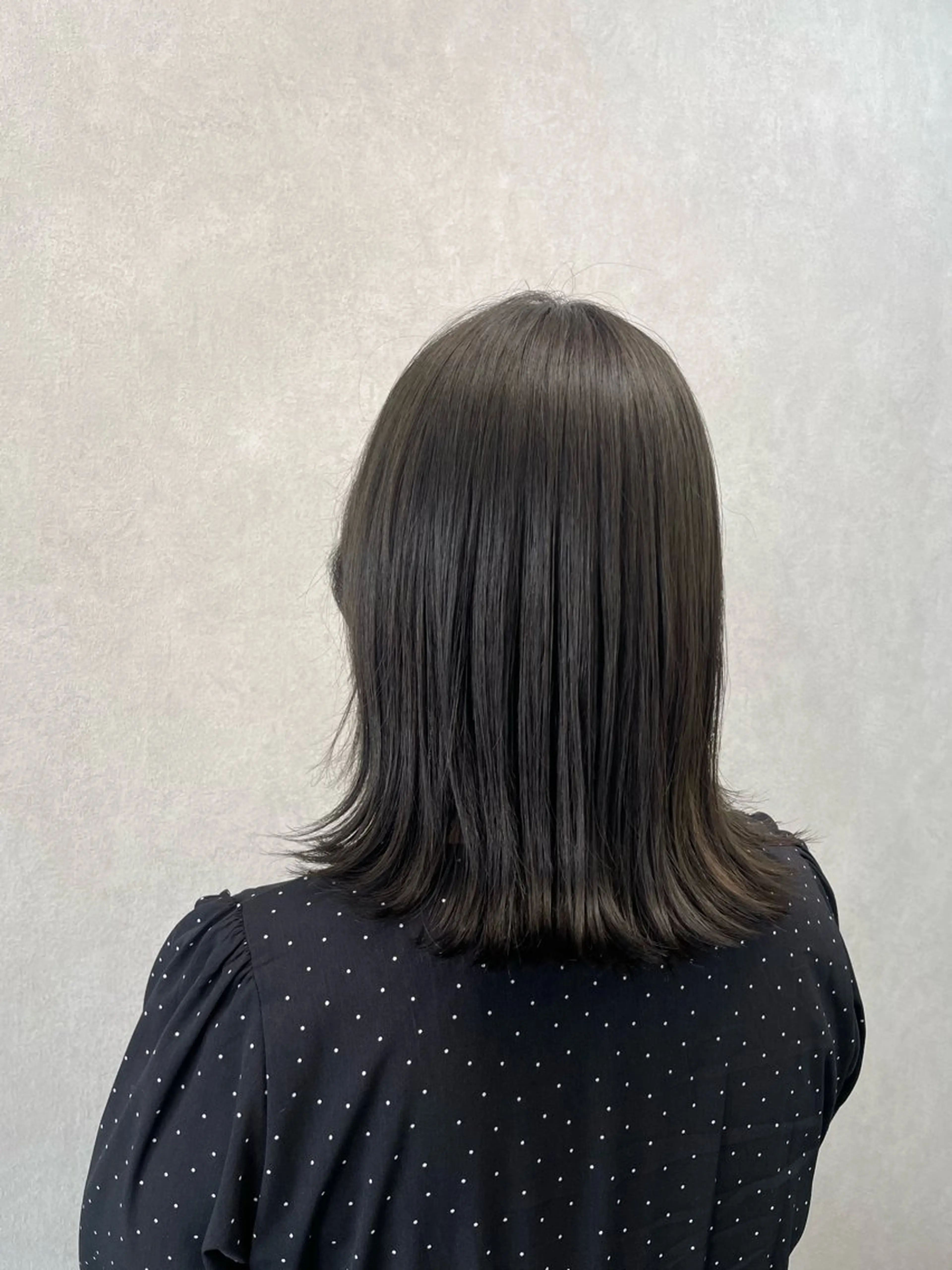 ミディアム カット ヘアカラー 瀬野 まみのヘアスタイル