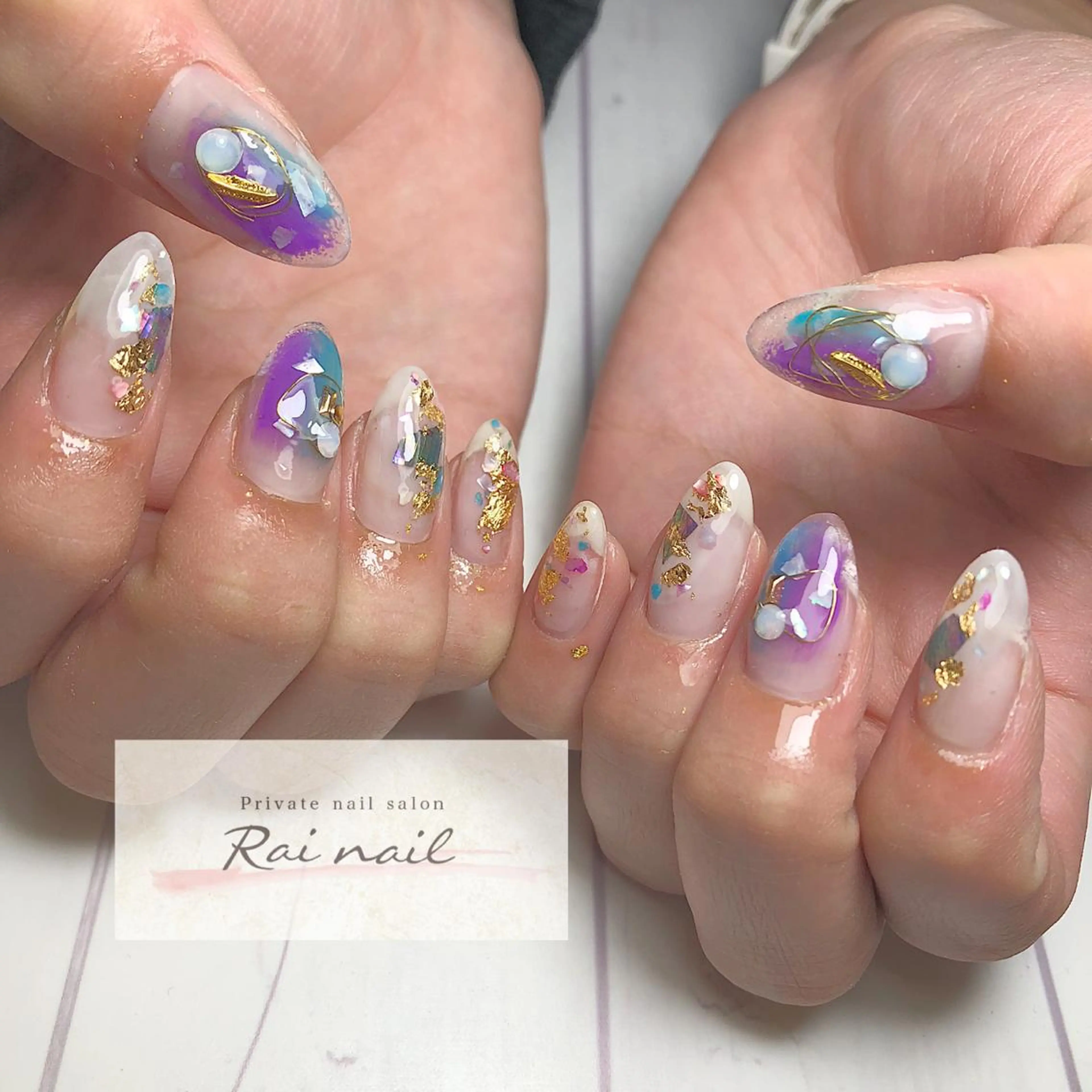 ネイル ハンドネイル Rai nail_ Risaのネイルデザイン