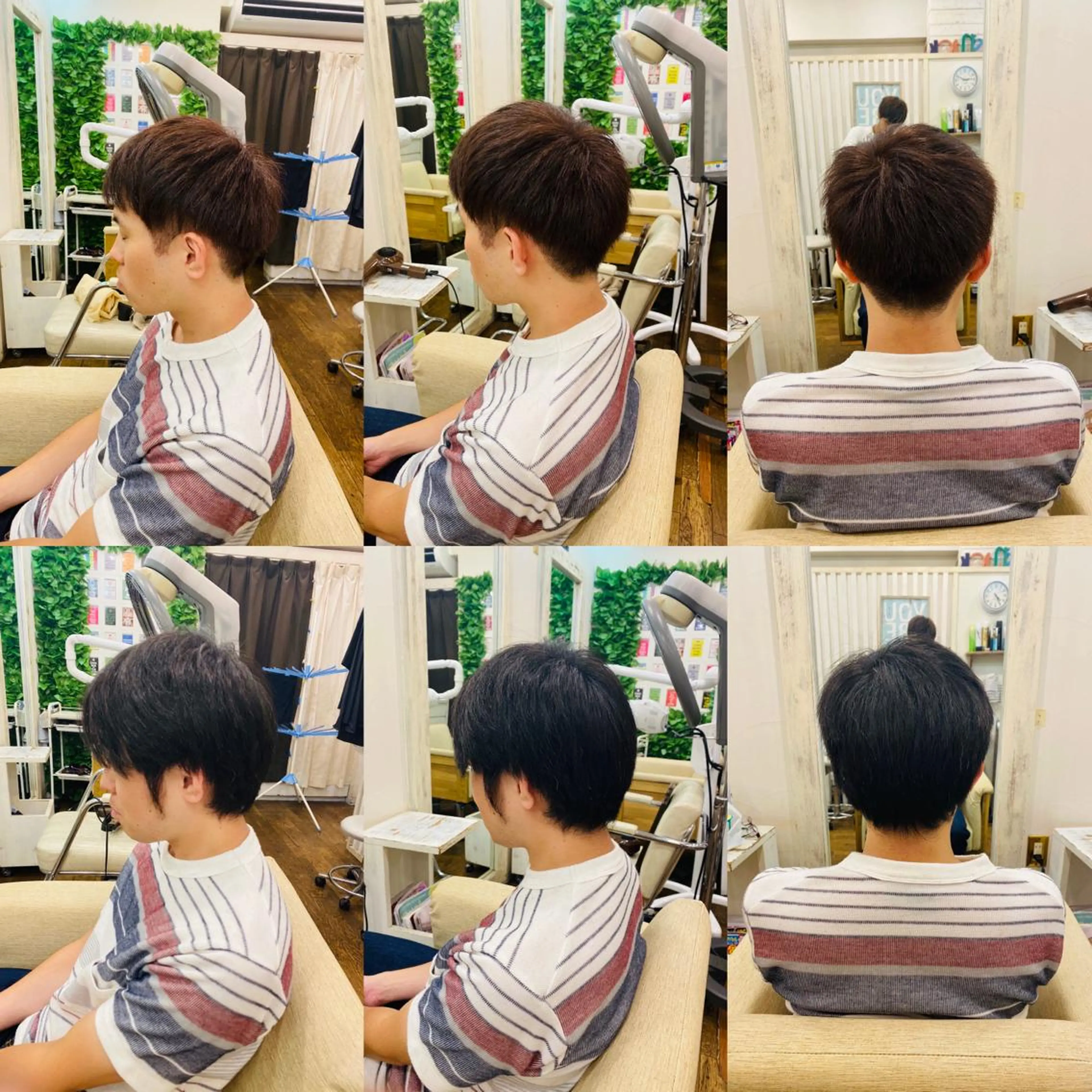 ショート メンズ 刈り上げ カット ヘアカラー トリートメント 吉原 頌平のヘアスタイル