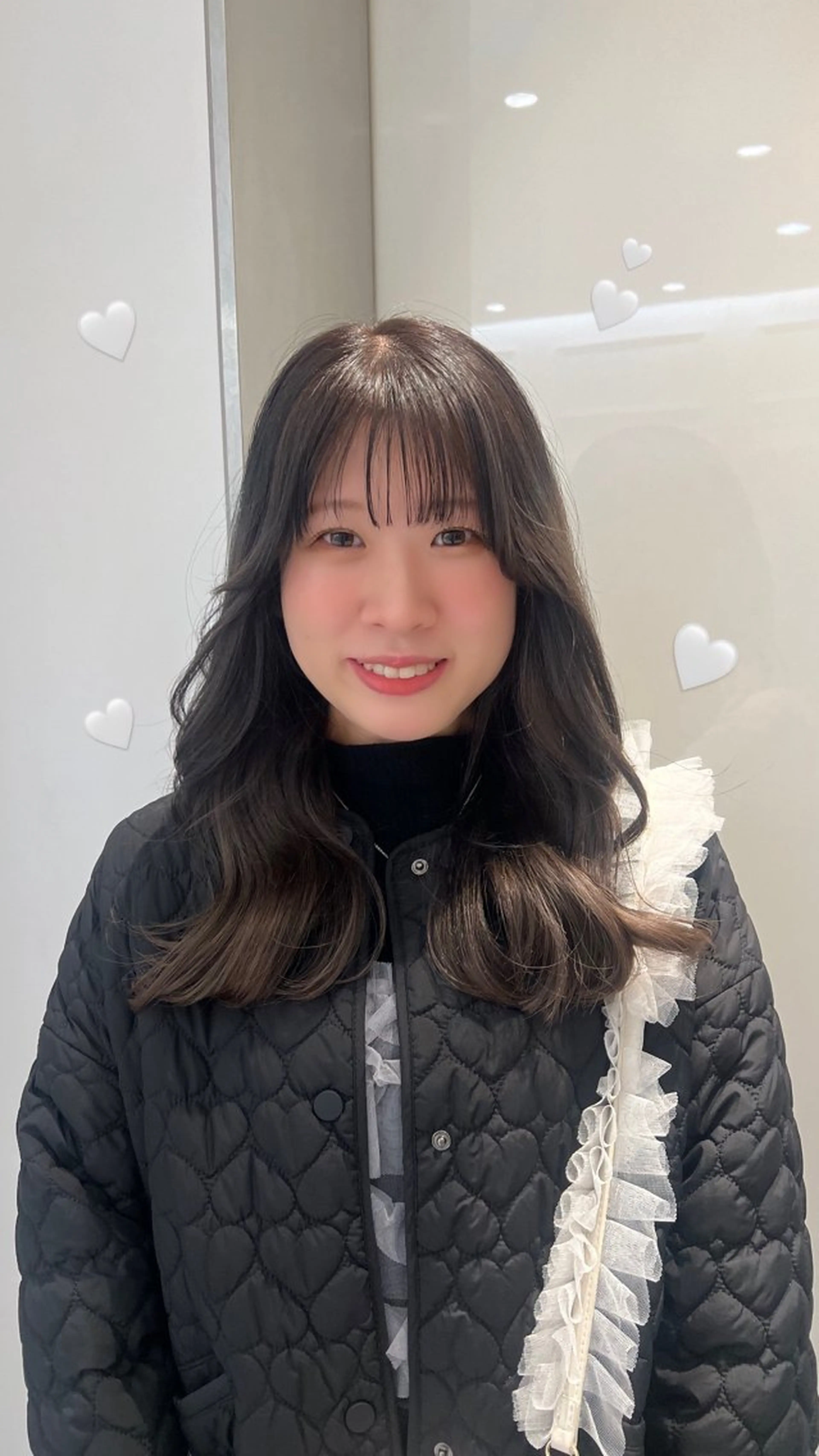 ロング カラー ヘアアレンジ カット ヘアカラー 顔周り/透明感/銀座 🩵りのせのヘアスタイル