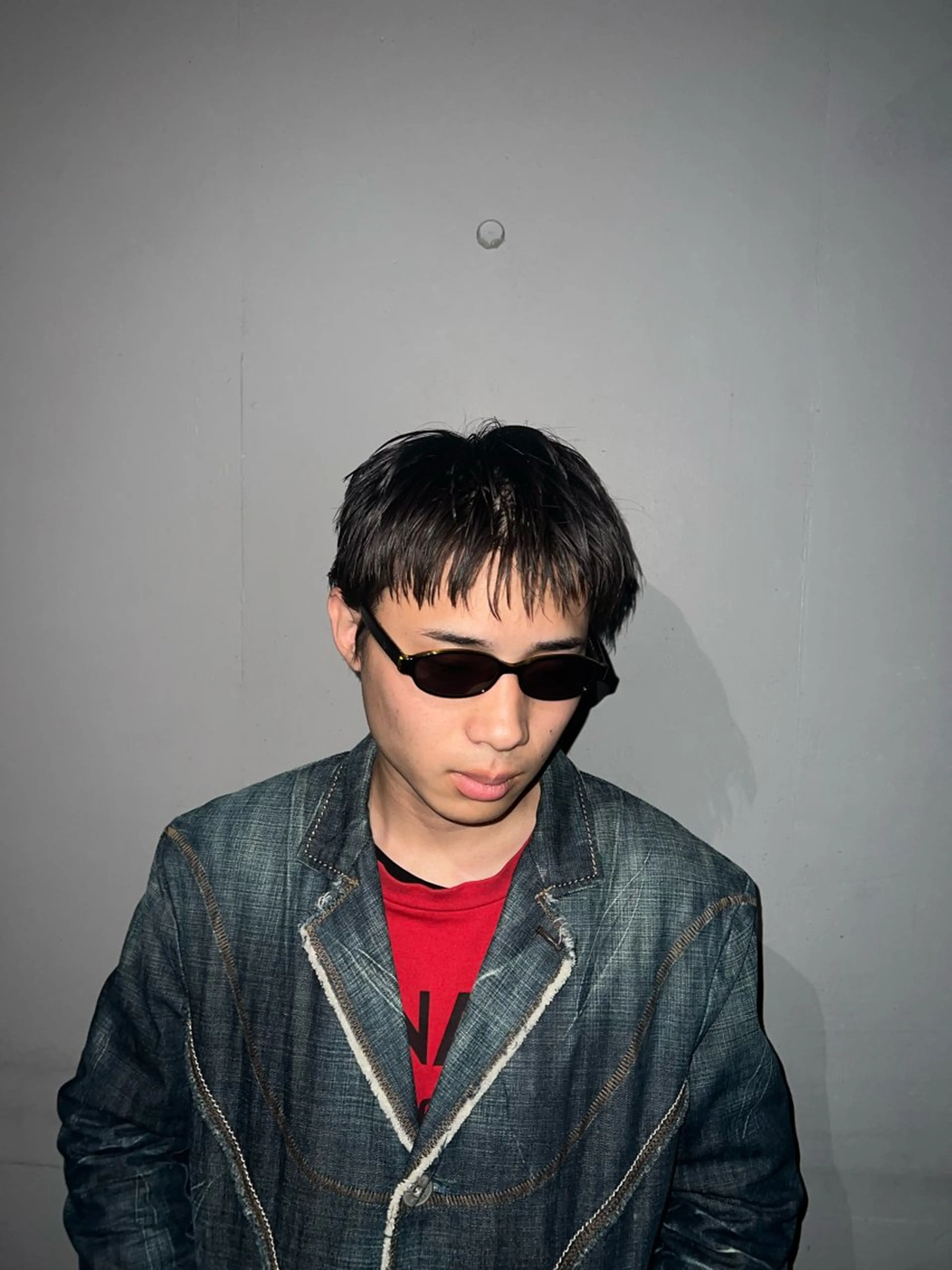 ショート カラー パーマ メンズ ショートヘア 吉岡 幸之進のヘアスタイル