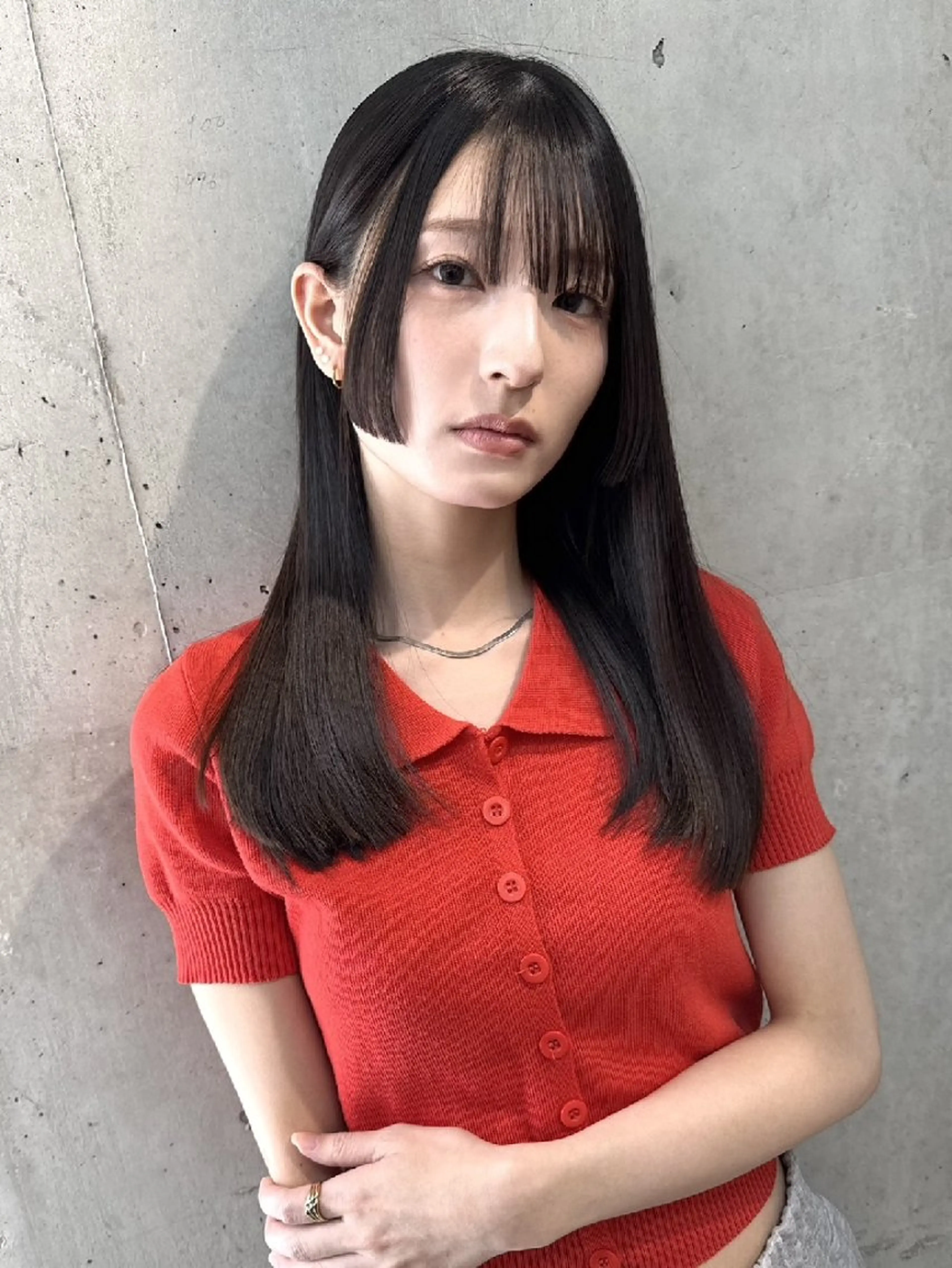 『人気No.2/ケアストレート』カット+髪質改善ストレート(縮毛矯正)の写真