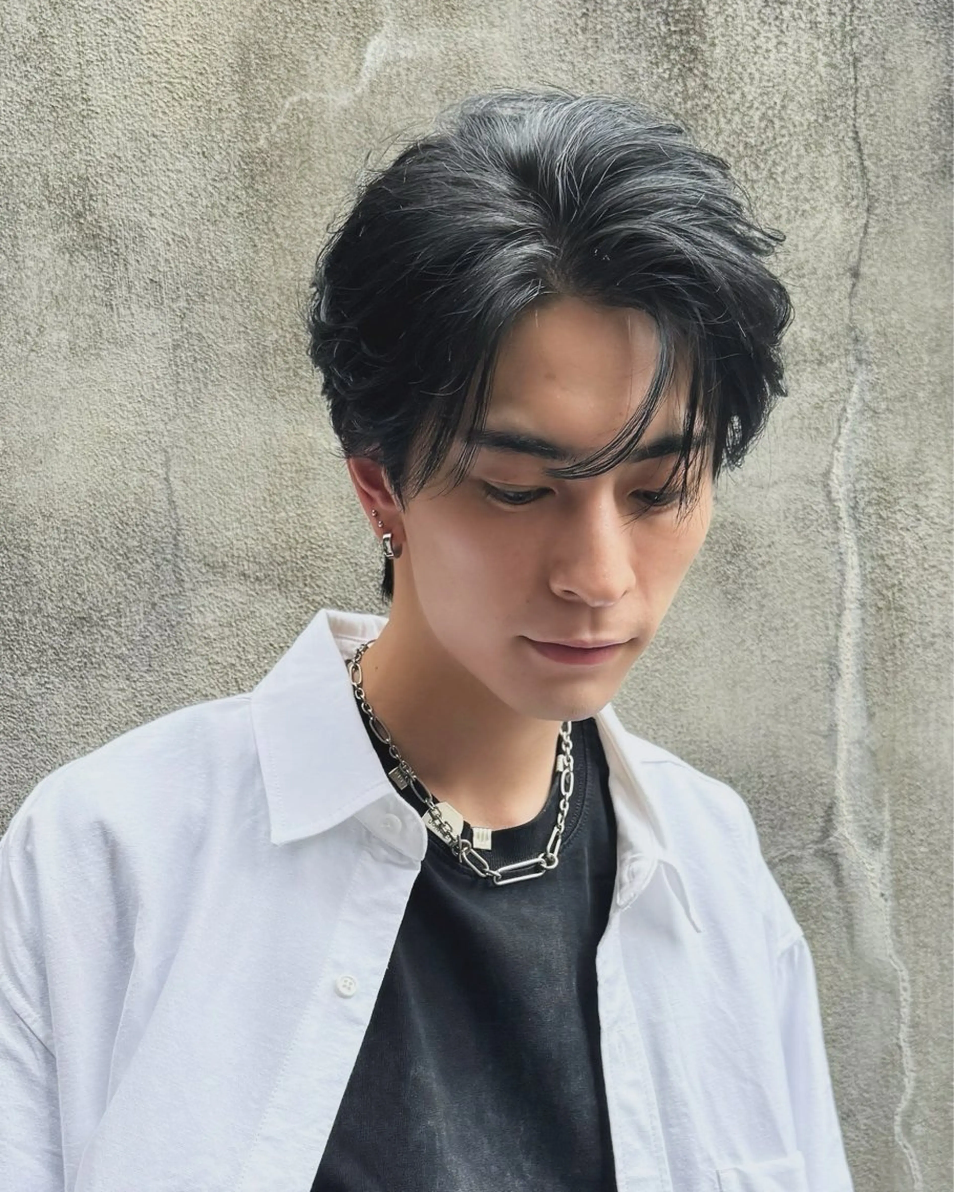 パーマ メンズ カット パーマ 大人メンズパーマ メンズ特化　萱原大幹のヘアスタイル