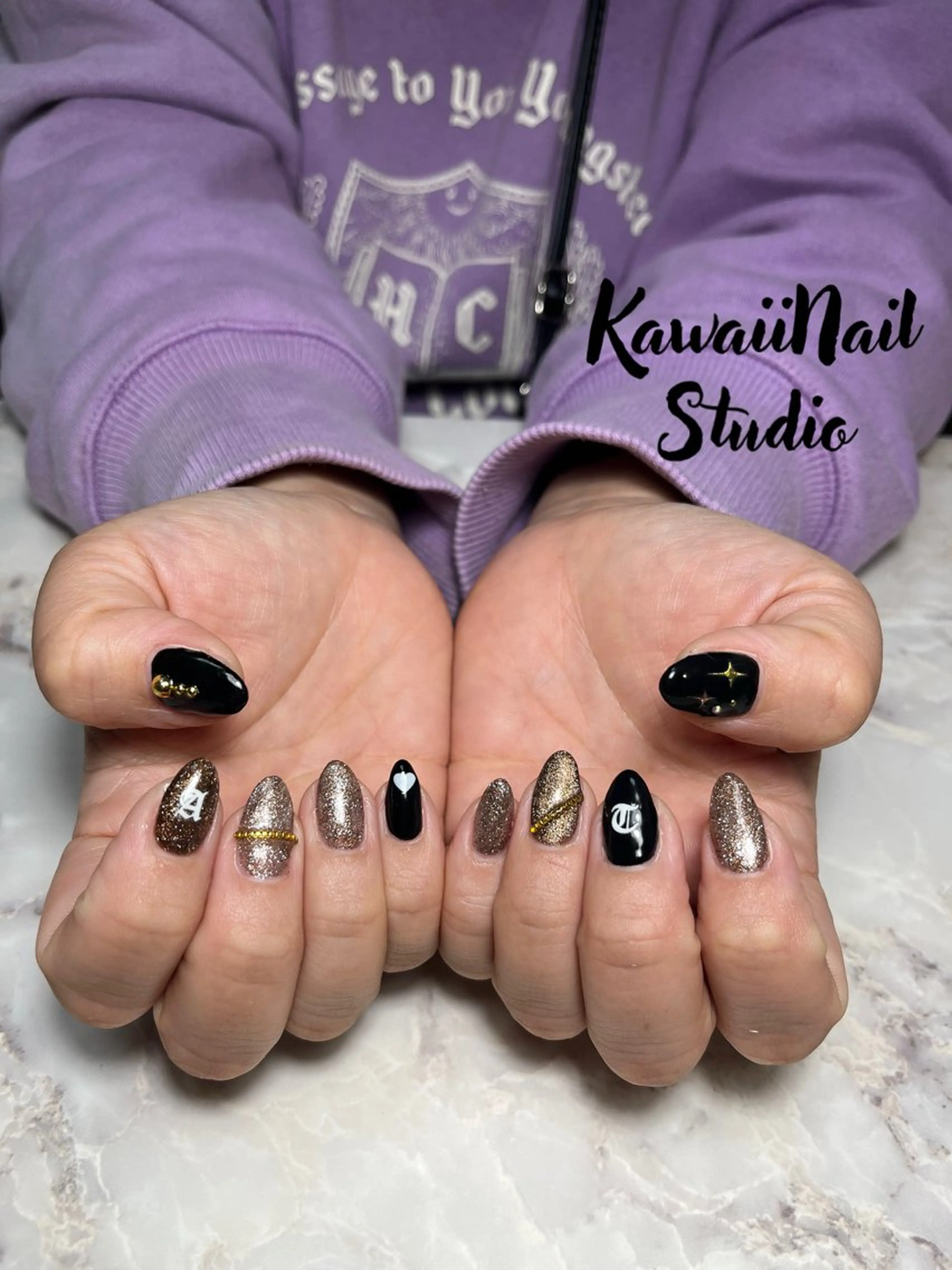 💅 アートネイル~パーツ乗せ放題5500円💰90分内【オフ込み】の写真