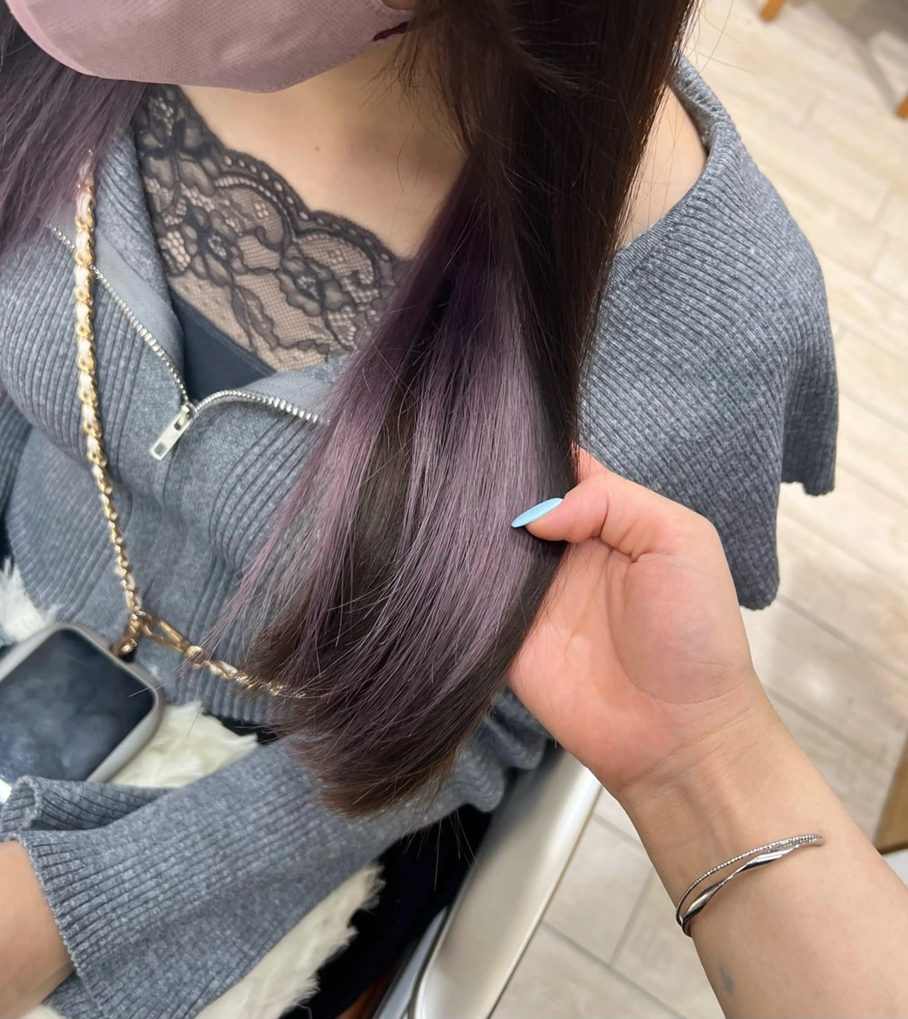 ロング カラー ヘアカラー モデル募集 セイノチヒロのヘアスタイル