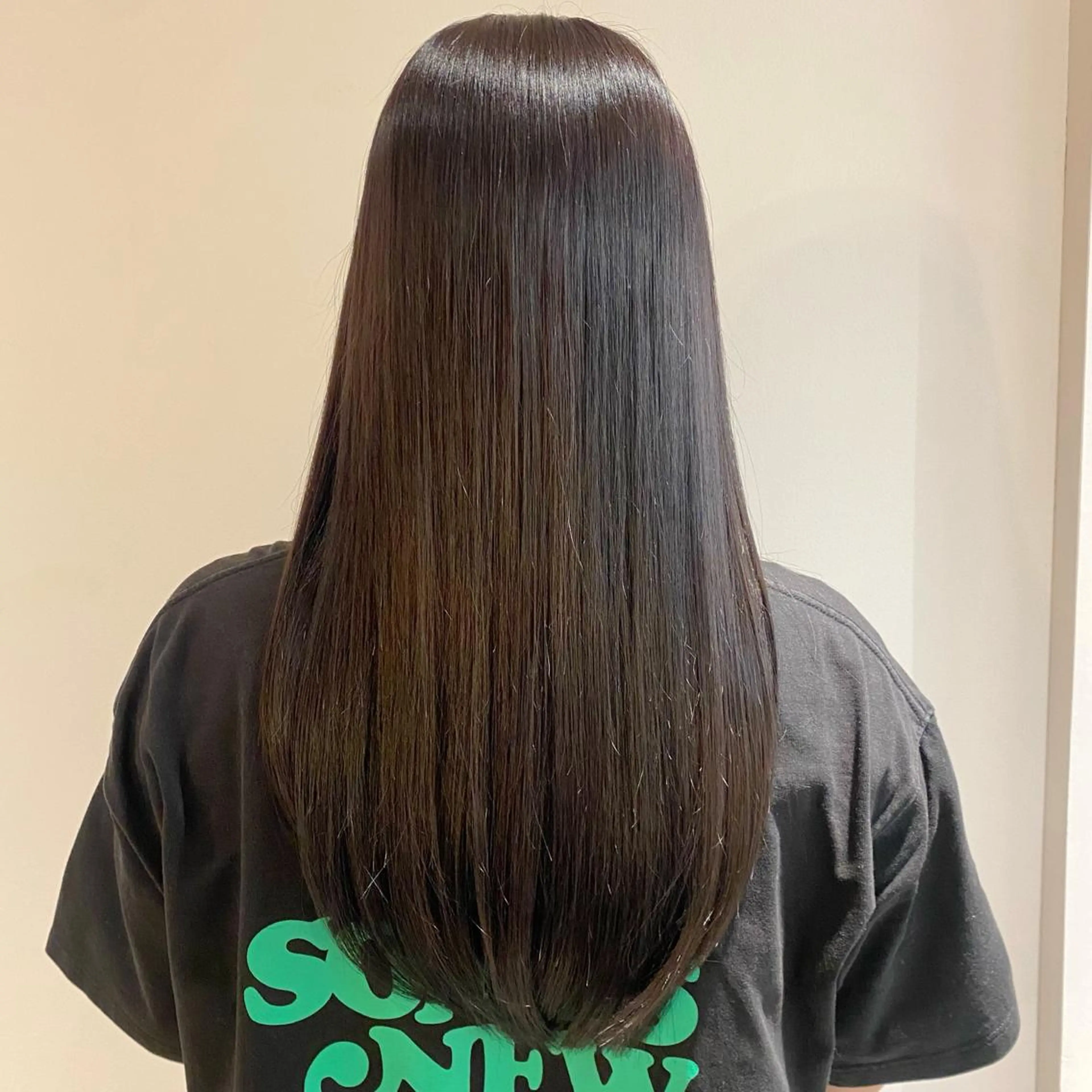 ロング 縮毛矯正 トリートメント 似合わせ美髪ヘア✨ 天王寺．阿倍野🌈のヘアスタイル