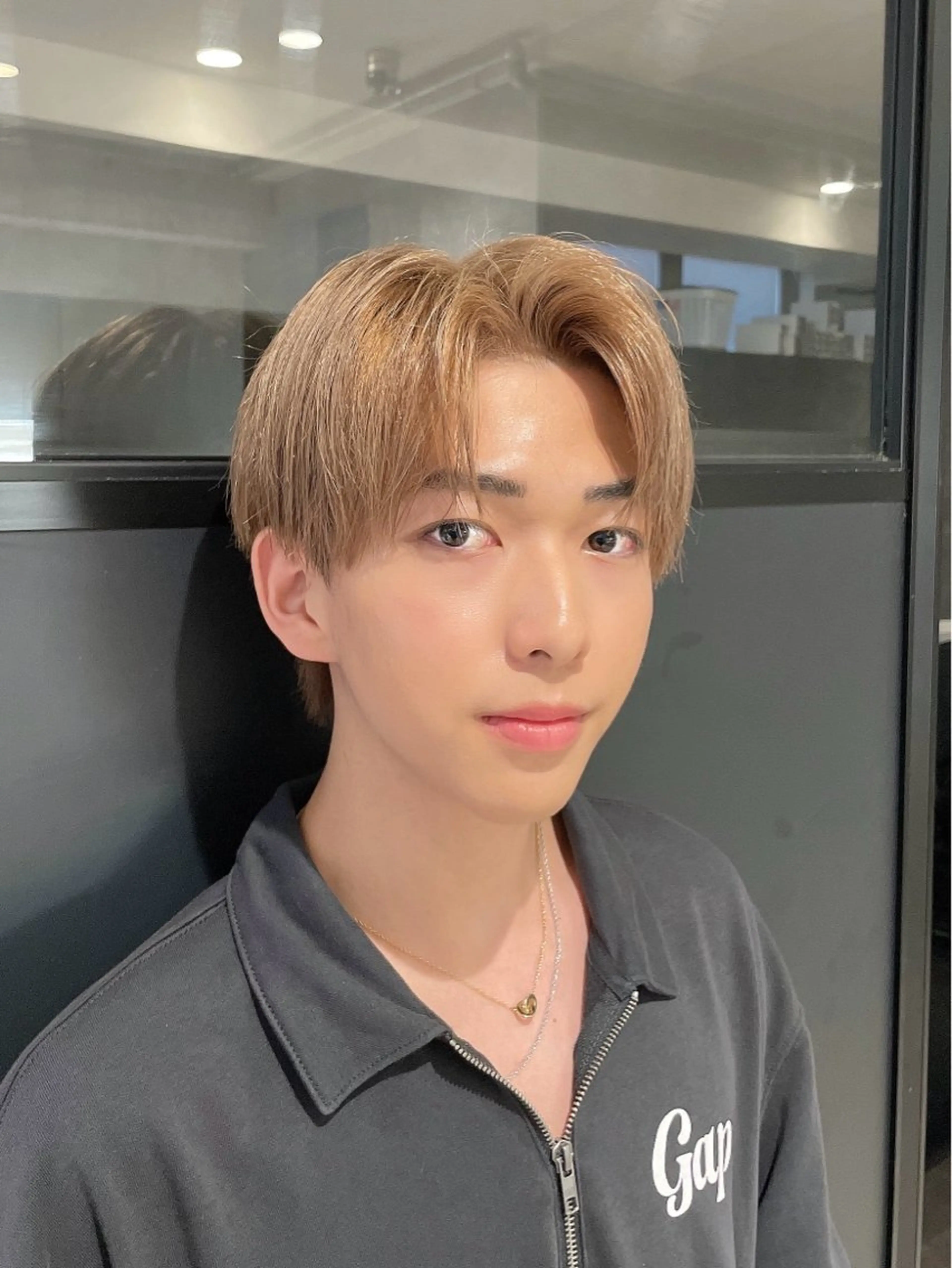 カラー メンズ ヘアカラー 青木 奏楽のヘアスタイル