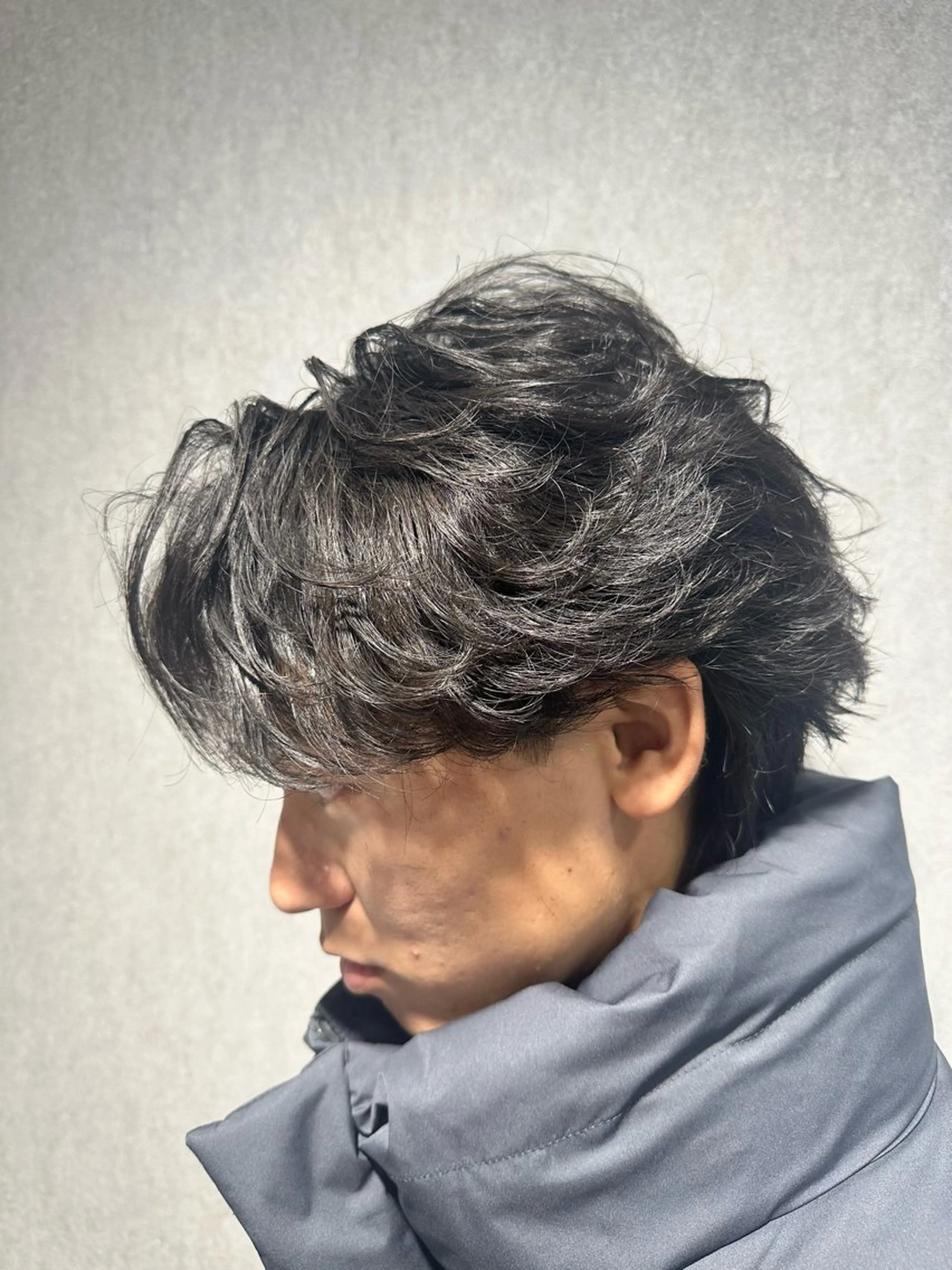 ショート パーマ メンズ フェザーパーマ メンズパーマ メンズウルフカット ウルフカット カット パーマ 🍀メンズパーマ職人 池袋🍀Yuraのヘアスタイル