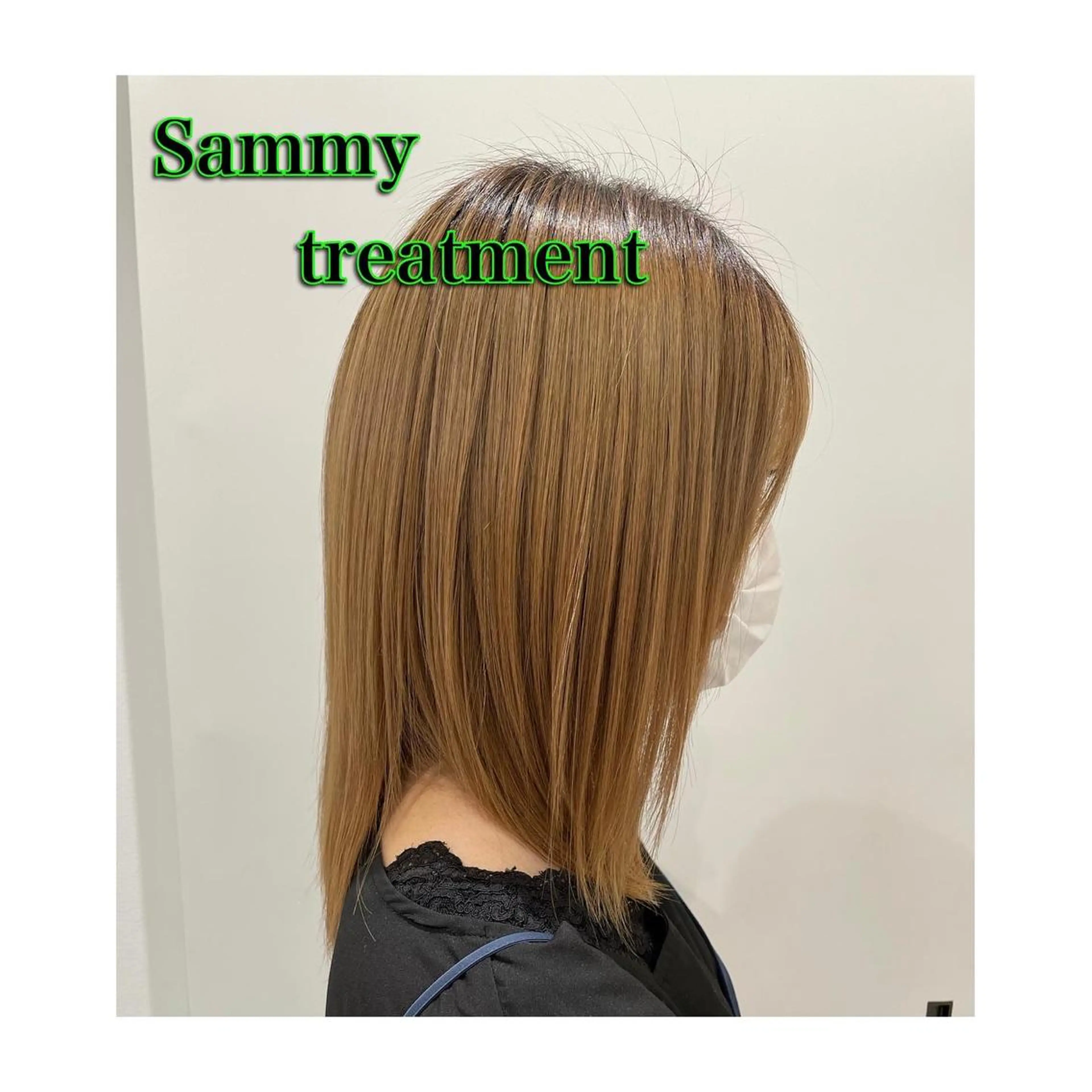 セミロング 髪質改善 トリートメント カット トリートメント 岩崎 裕司のヘアスタイル