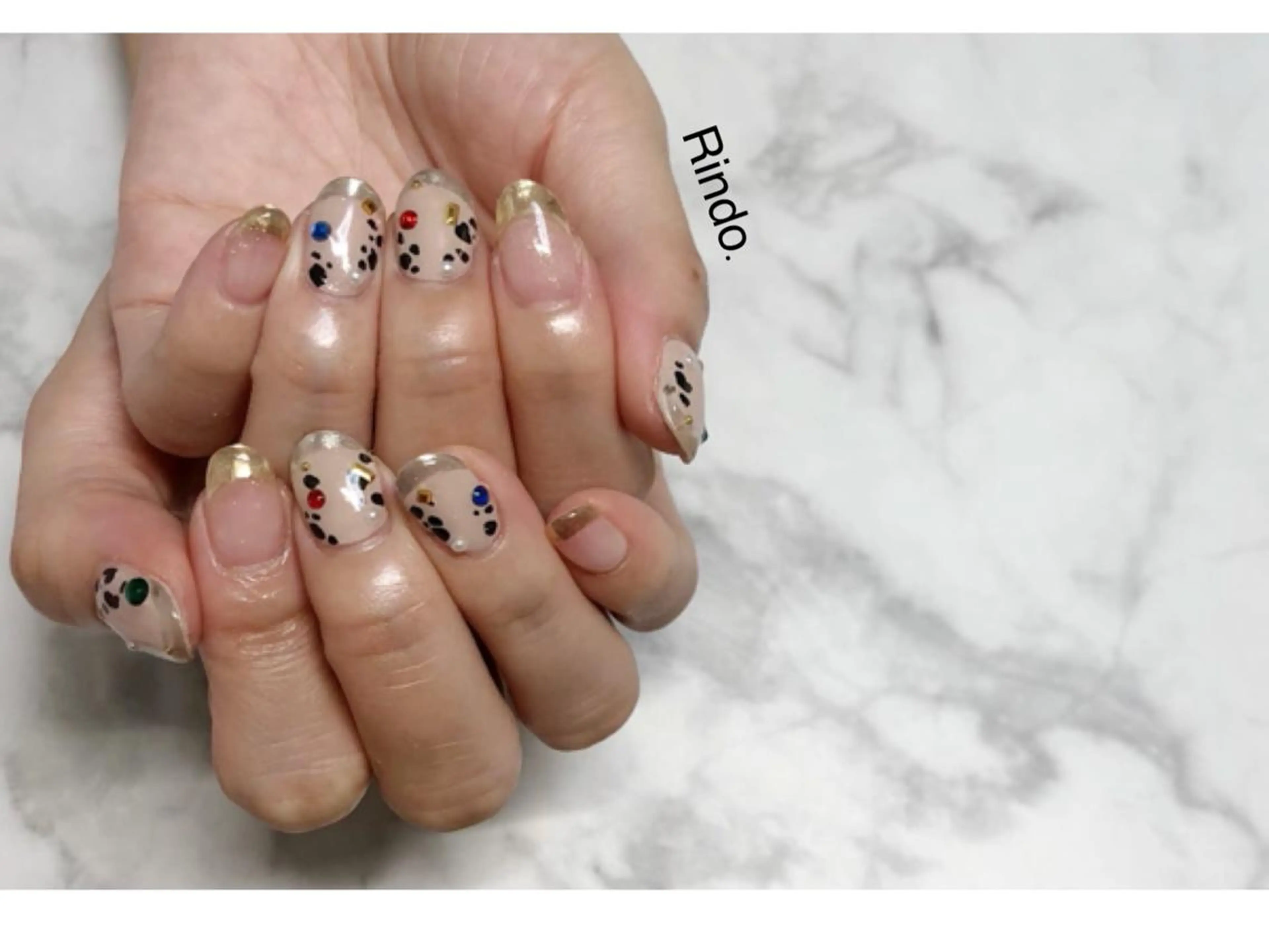 ネイル アニマル柄 ハンドネイル Rindo.ネイル ♡耳つぼジュエリーのその他イメージ