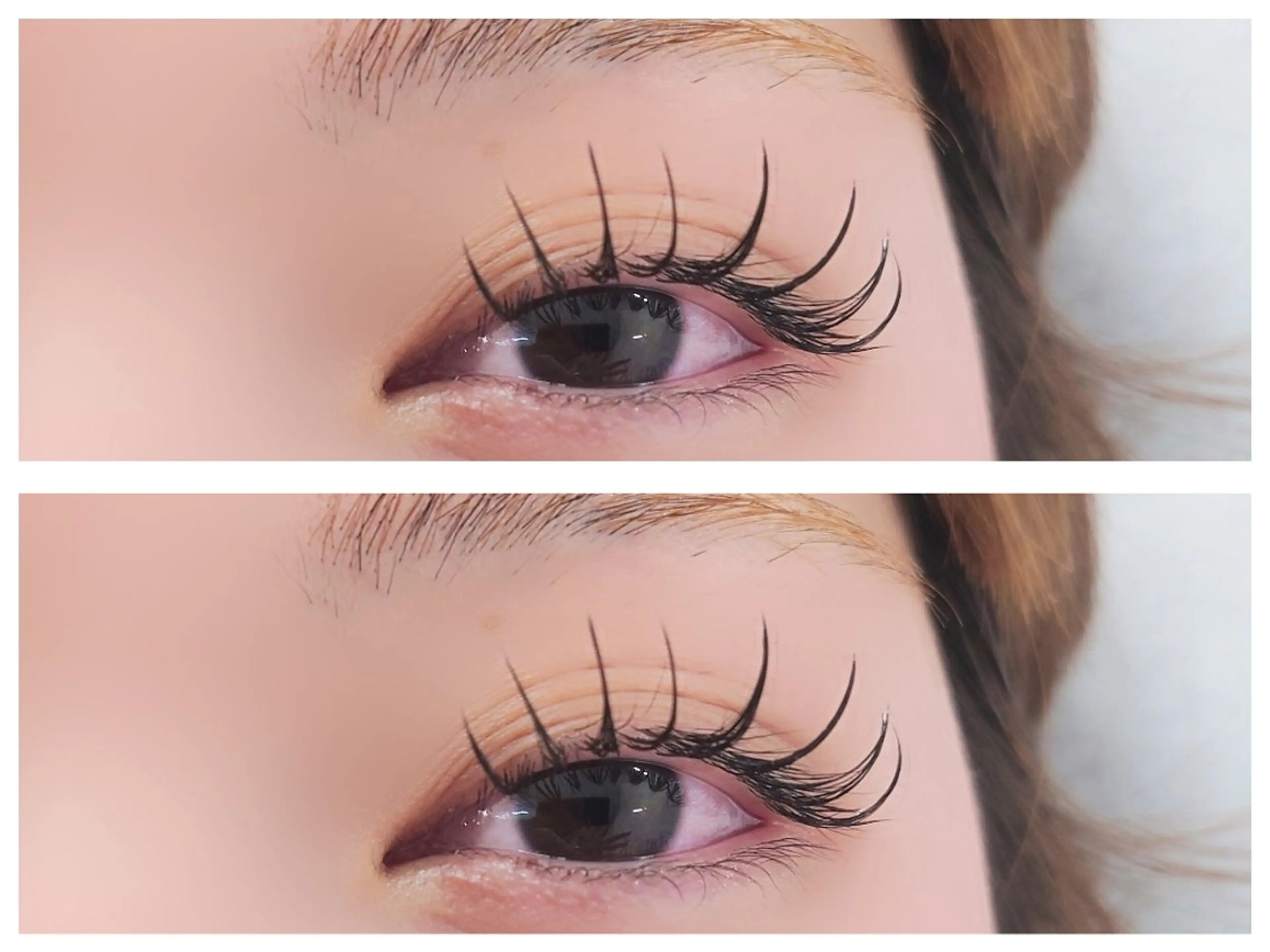 マツエク・マツパ キュート フラットラッシュ 【LED/マツエク】 💎NANA💎のマツエク・マツパデザイン