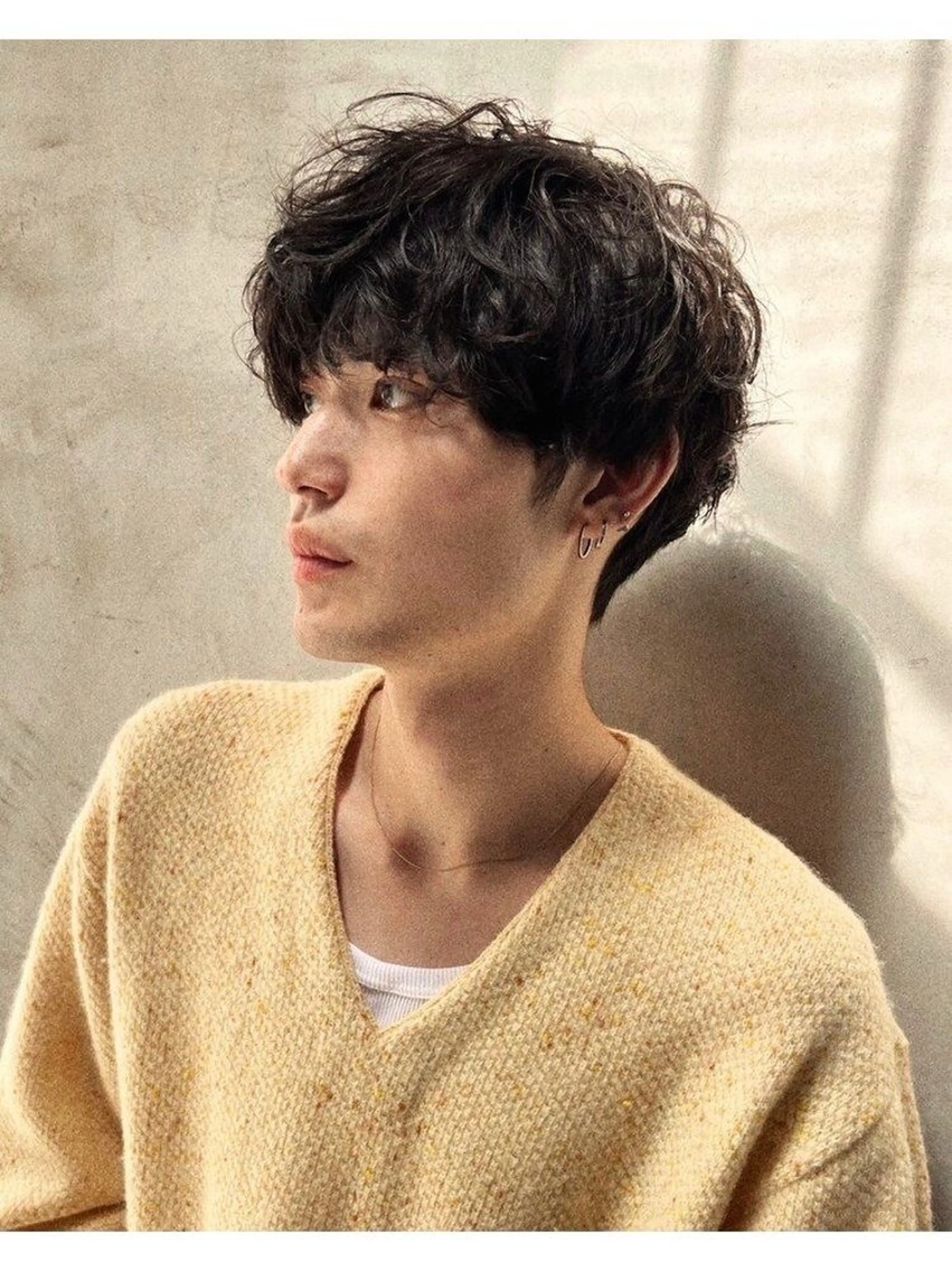 ショート パーマ メンズ メンズモデル募集中 🌿ちえ🌿のヘアスタイル