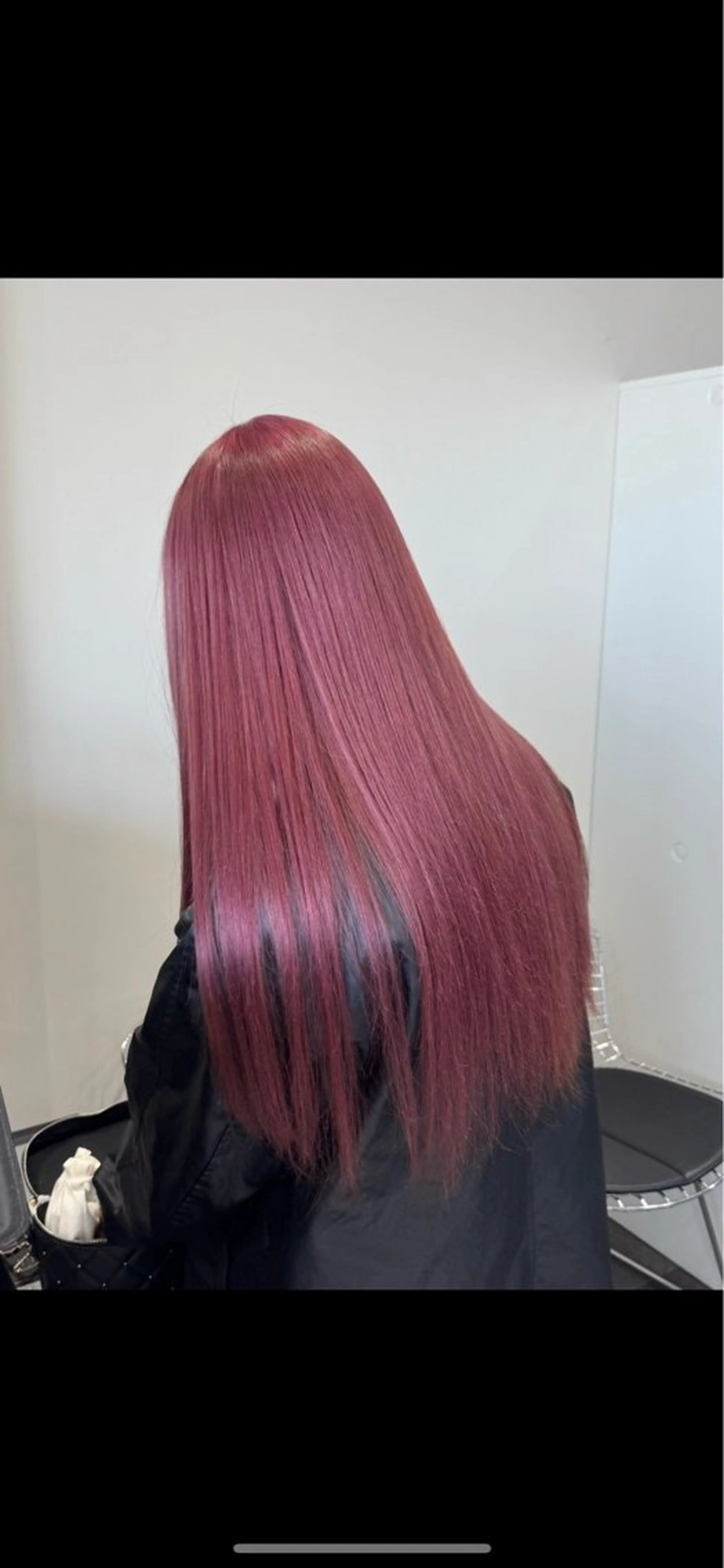 ロング カラー ピンクカラー ヘアカラー トリートメント 中村 さきのヘアスタイル