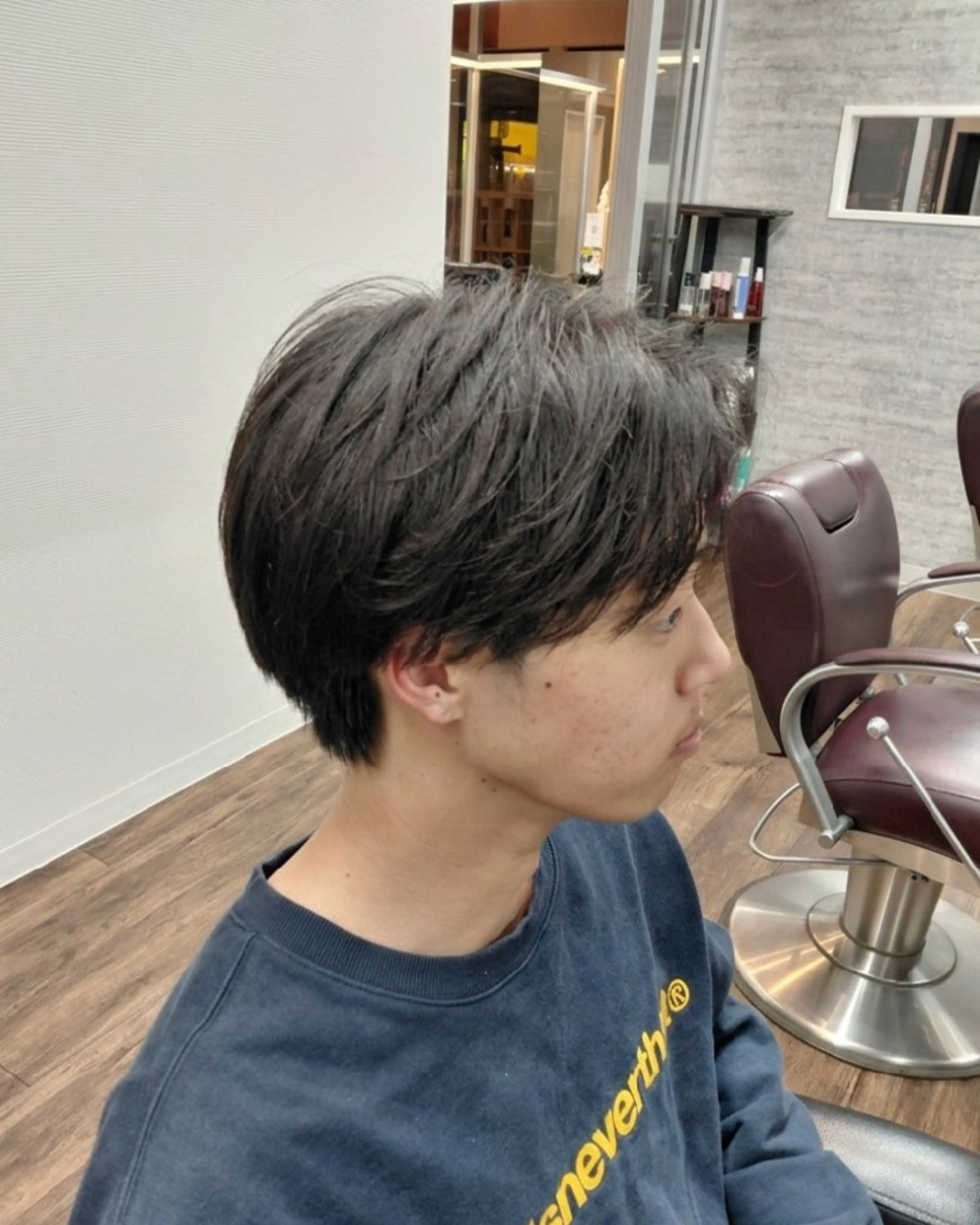 メンズ パーマ センターパート カット 縮毛矯正 メンズ特化💈/ 長谷川翼のヘアスタイル