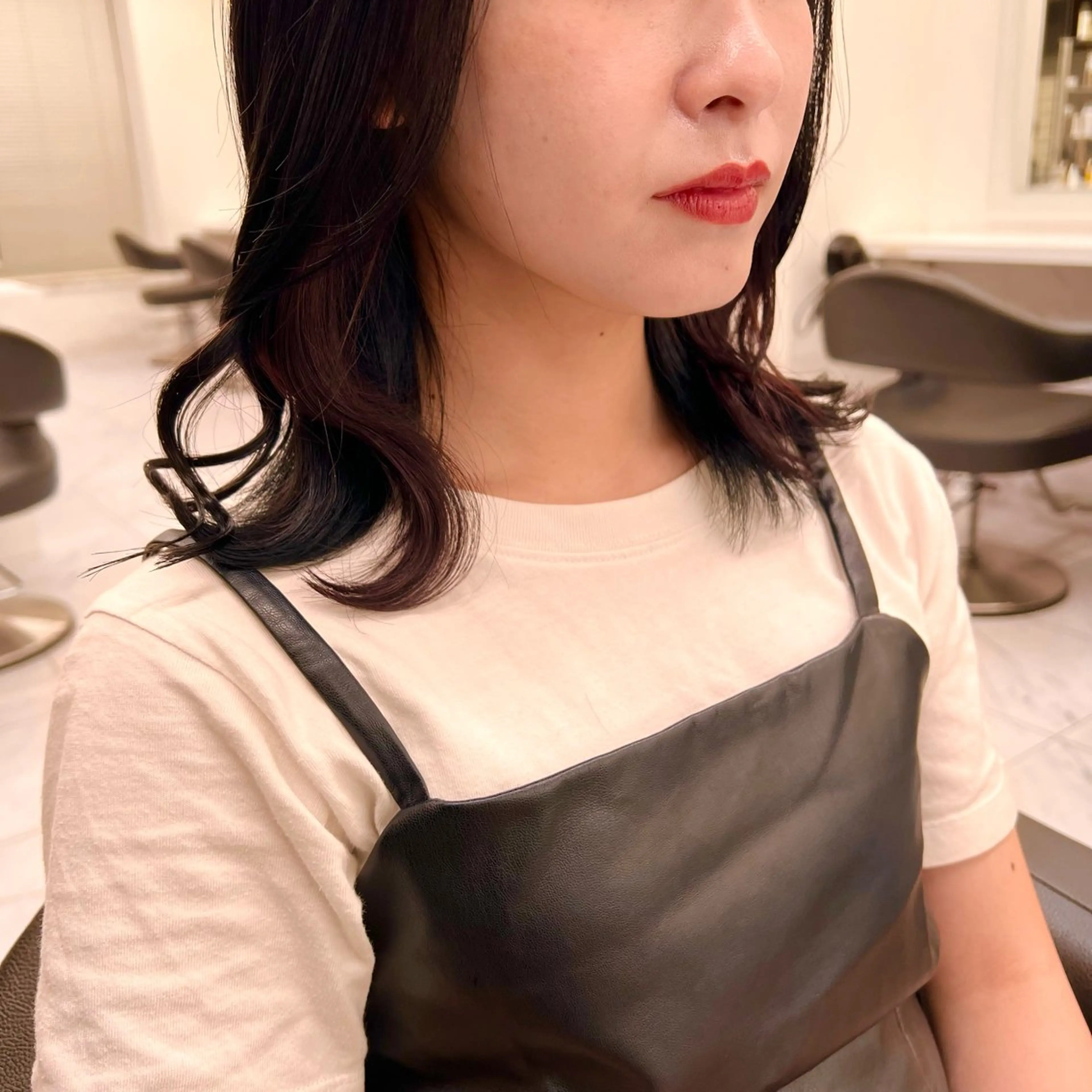 セミロング カラー 💖札幌カラー 指名No.1💖玲奈のヘアスタイル