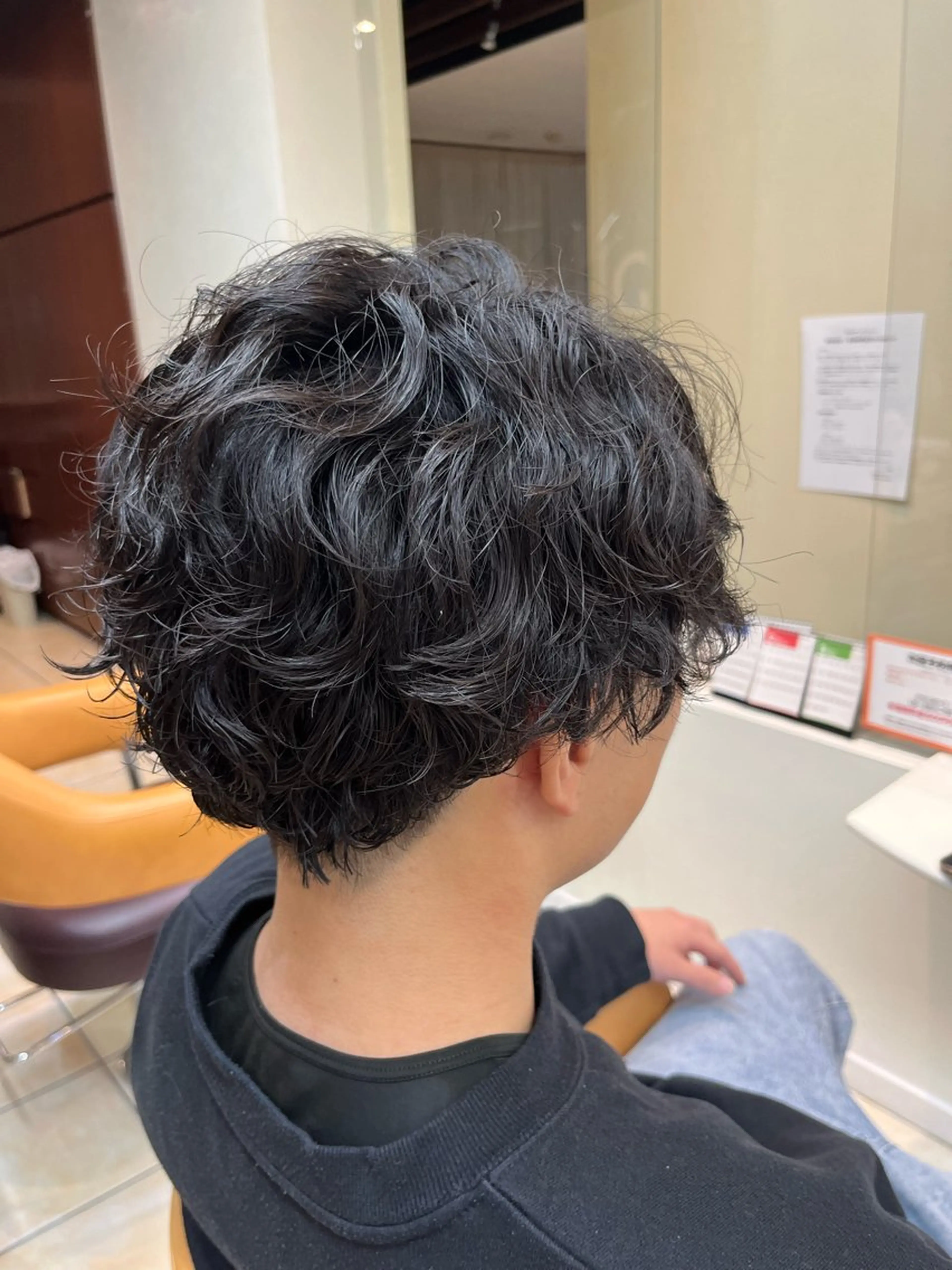 ショート パーマ メンズ カット パーマ メンズ特化/パーマ/ 髪質改善　高野奨馬のヘアスタイル