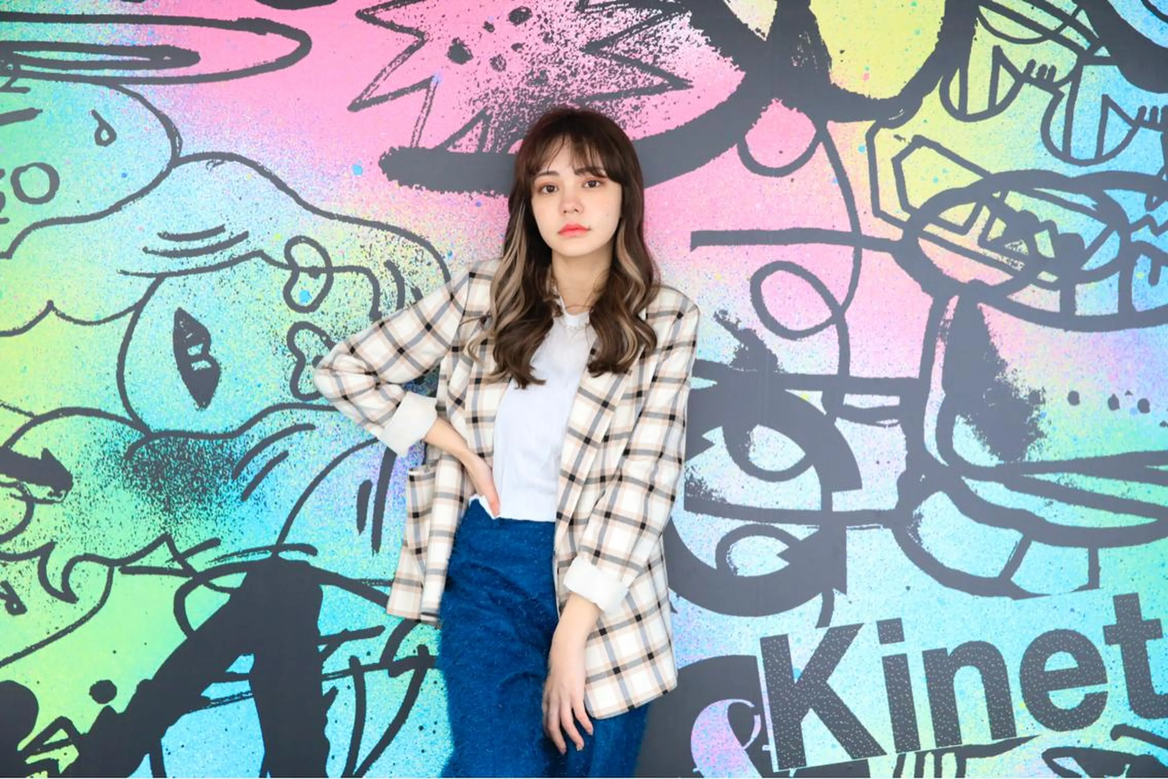 ロング カラー ヘアカラー バトヘアー渋谷 officialのヘアスタイル